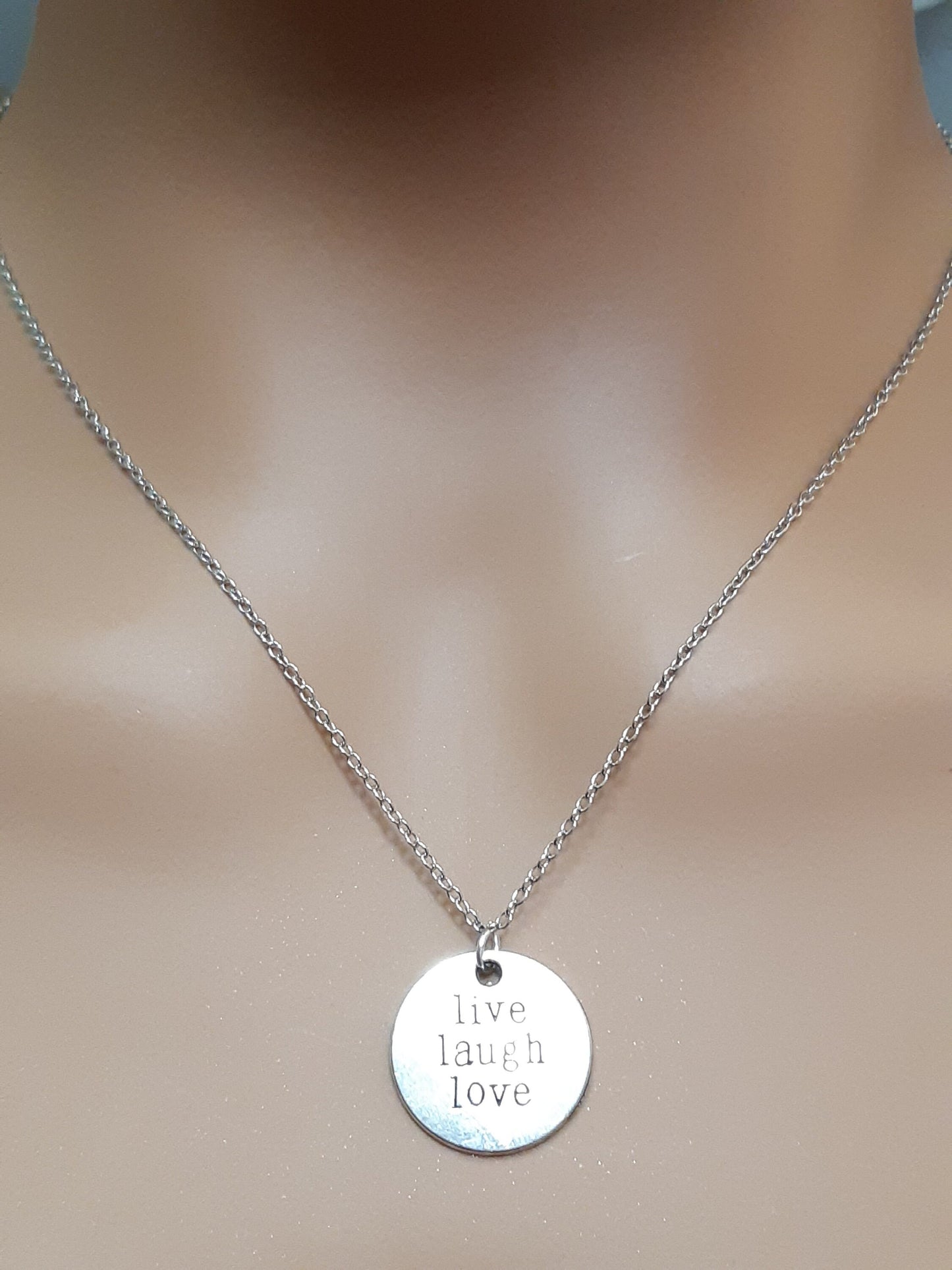 Infinity Necklace Live Laugh Love Necklace New Fashion Necklace Free Fast Shipping