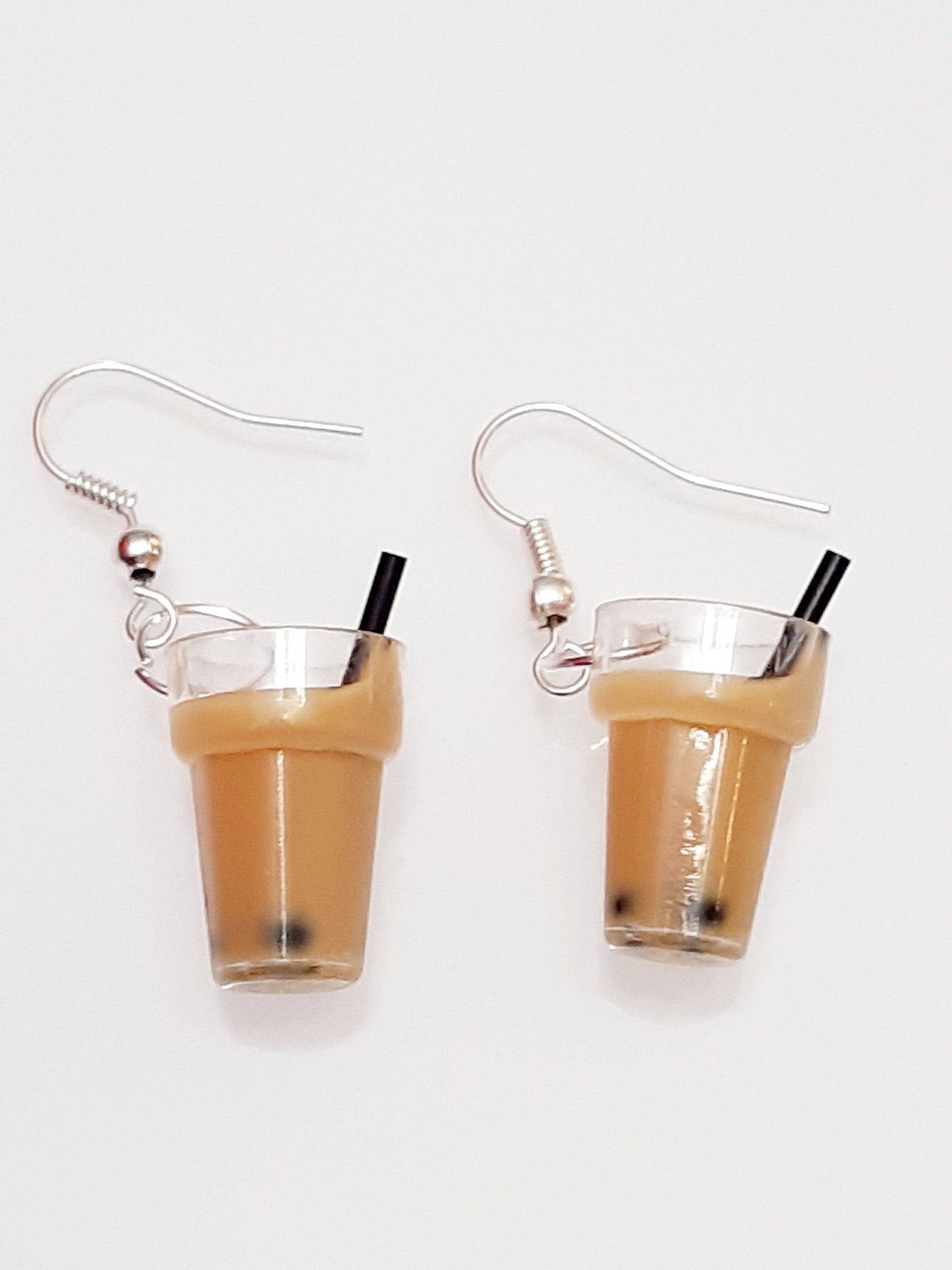 Fruit Tea Earrings and Bubble Tea Drop Earrings Cute Earrings New Trendy Design 2022 High Quality Hooks Earrings