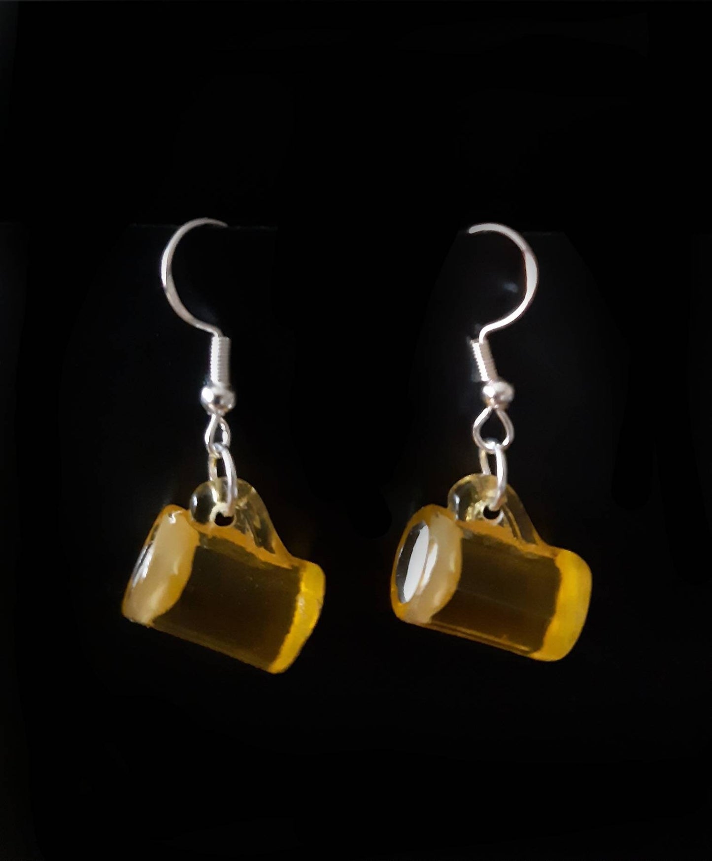 Beer Cup Earrings Beer Mug Earrings Alcohol Earrings Drink Earrings Free Shipping