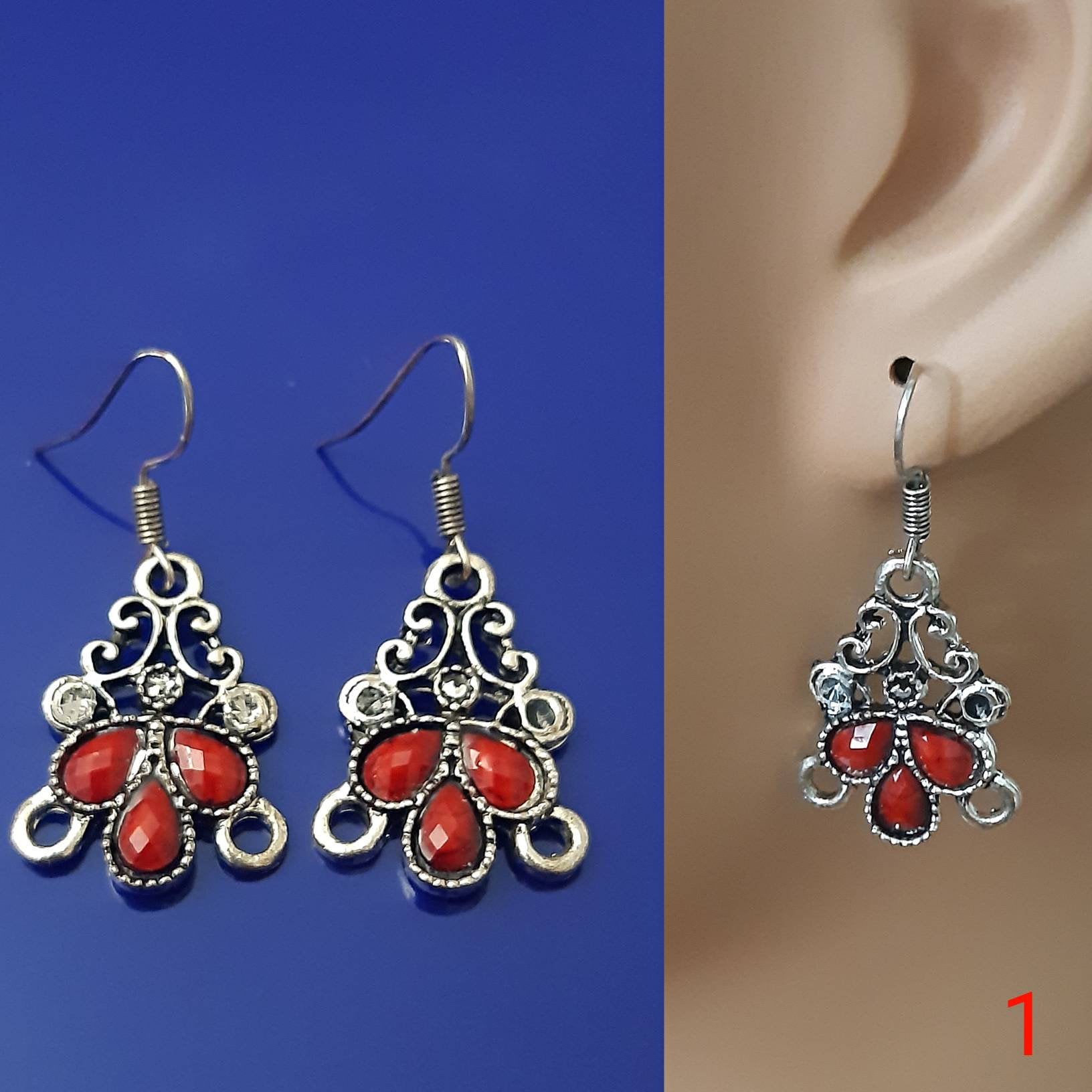 Fashion Earrings Retro Earrings Old Style Earrings New Handmade - Flower, Waterdrop, Bee Comb, Retro Earrings Free Shipping