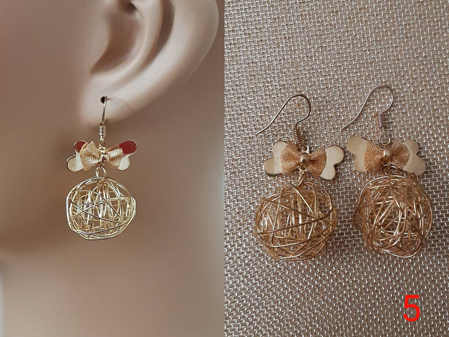 Fashion Earrings Retro Earrings Old Style Earrings New Handmade - Flower, Waterdrop, Bee Comb, Retro Earrings Free Shipping