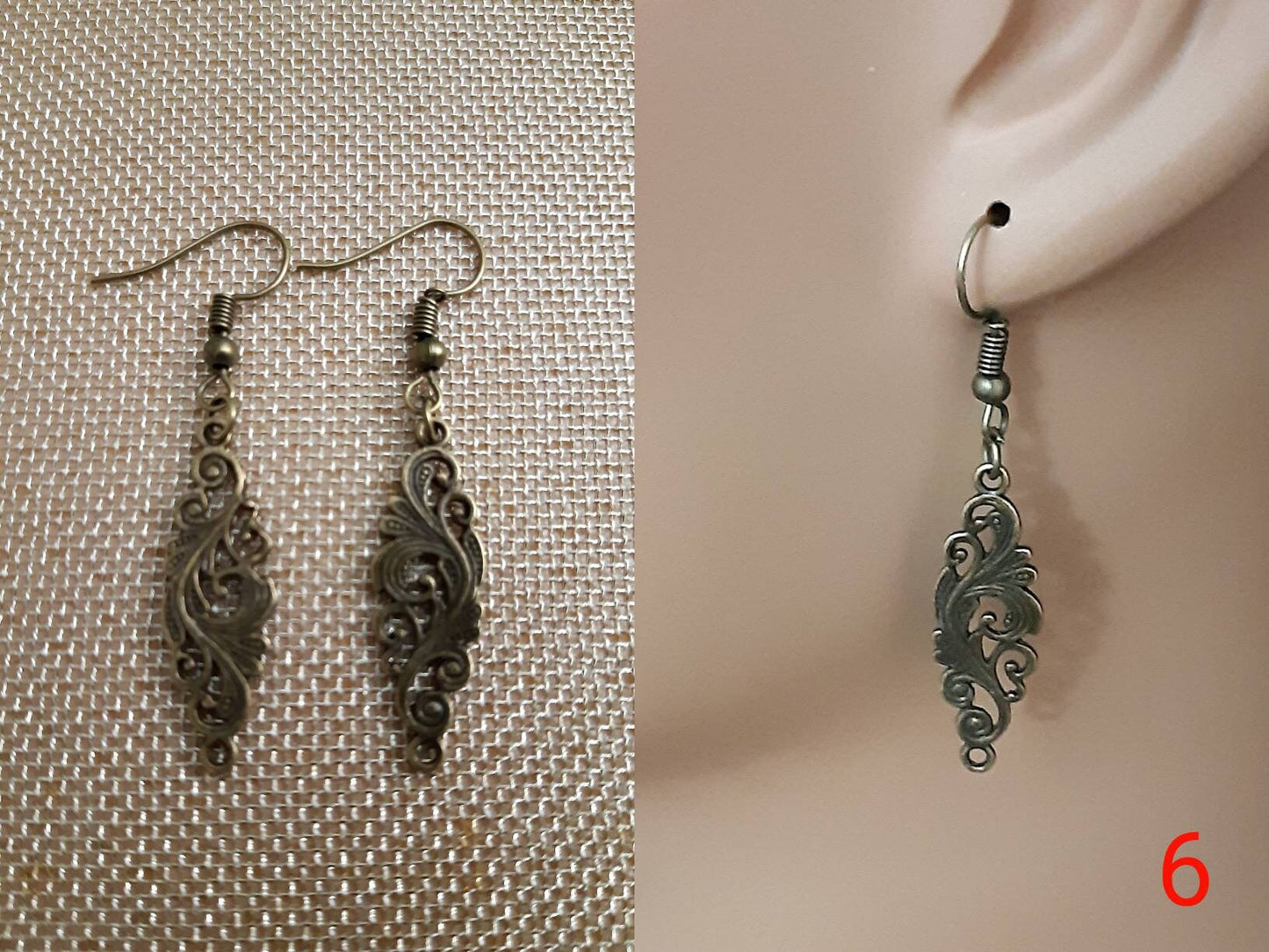 Fashion Earrings Retro Earrings Old Style Earrings New Handmade - Flower, Waterdrop, Bee Comb, Retro Earrings Free Shipping