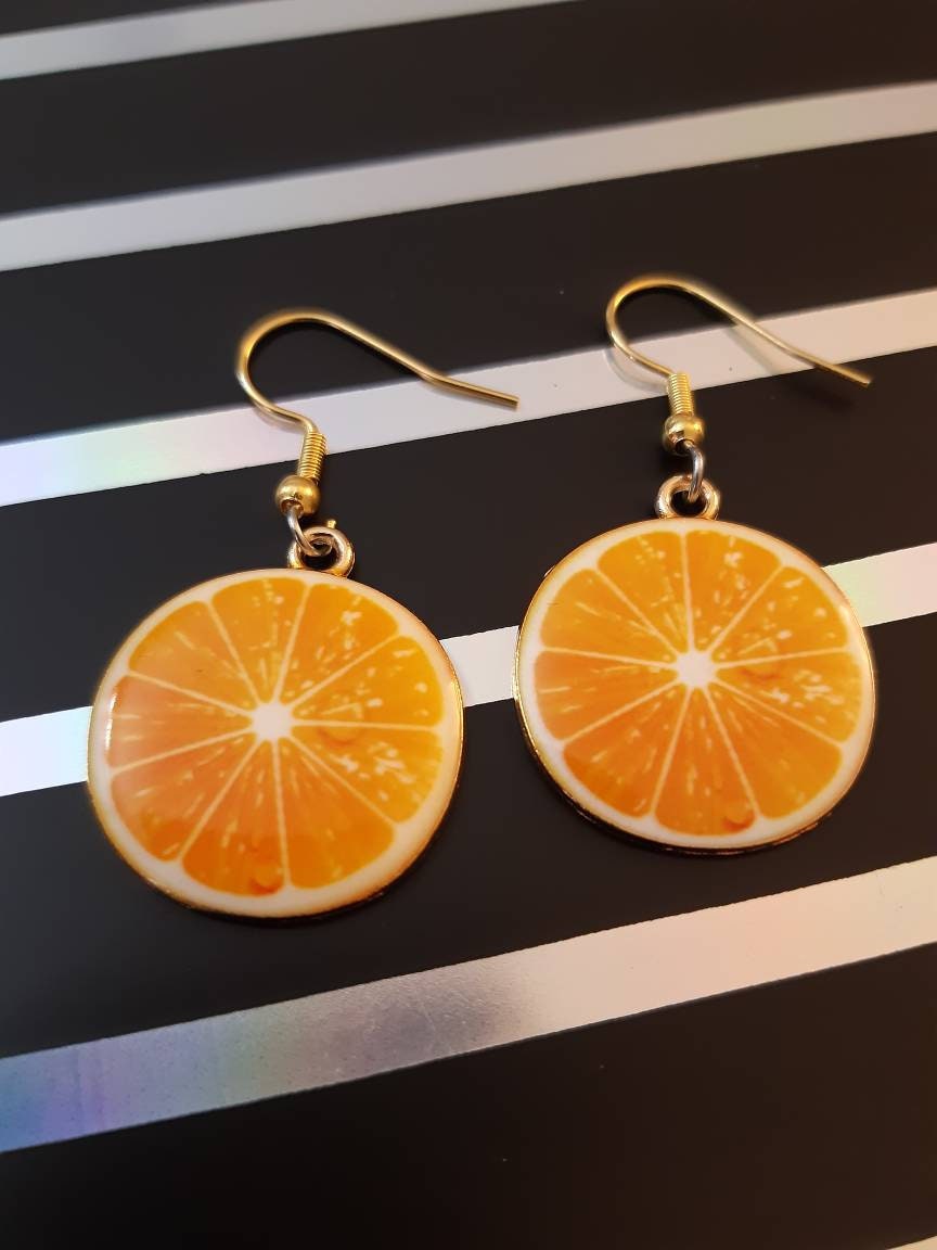 Fruit Drop Earrings Lime Earring Apple, Orange, Lemon, Watermelon , Strawberry Earrings High Quality Fast Shipping