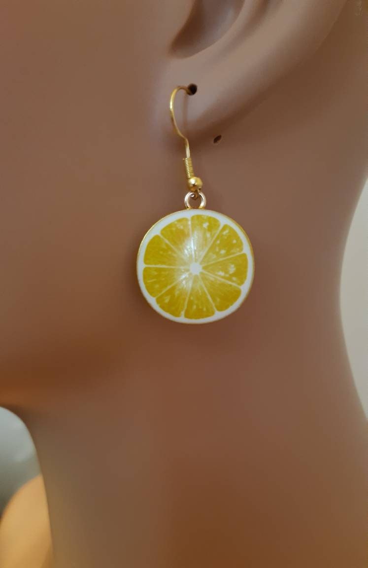 Fruit Drop Earrings Lime Earring Apple, Orange, Lemon, Watermelon , Strawberry Earrings High Quality Fast Shipping