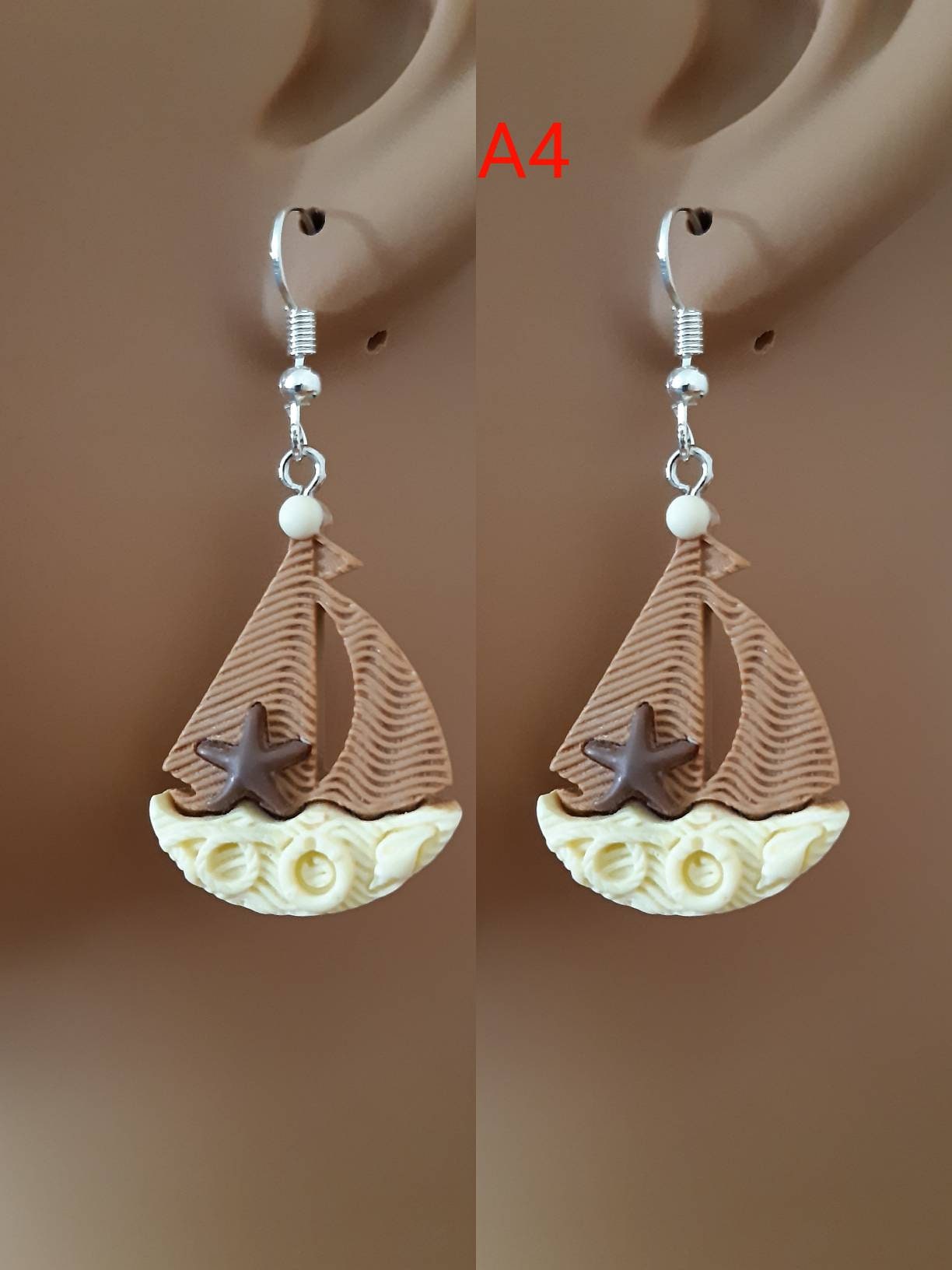 Sailing Drop Earrings Ocean Series Earrings Summer Slippers Earrings New Design Dangle Earring Fast Shipping