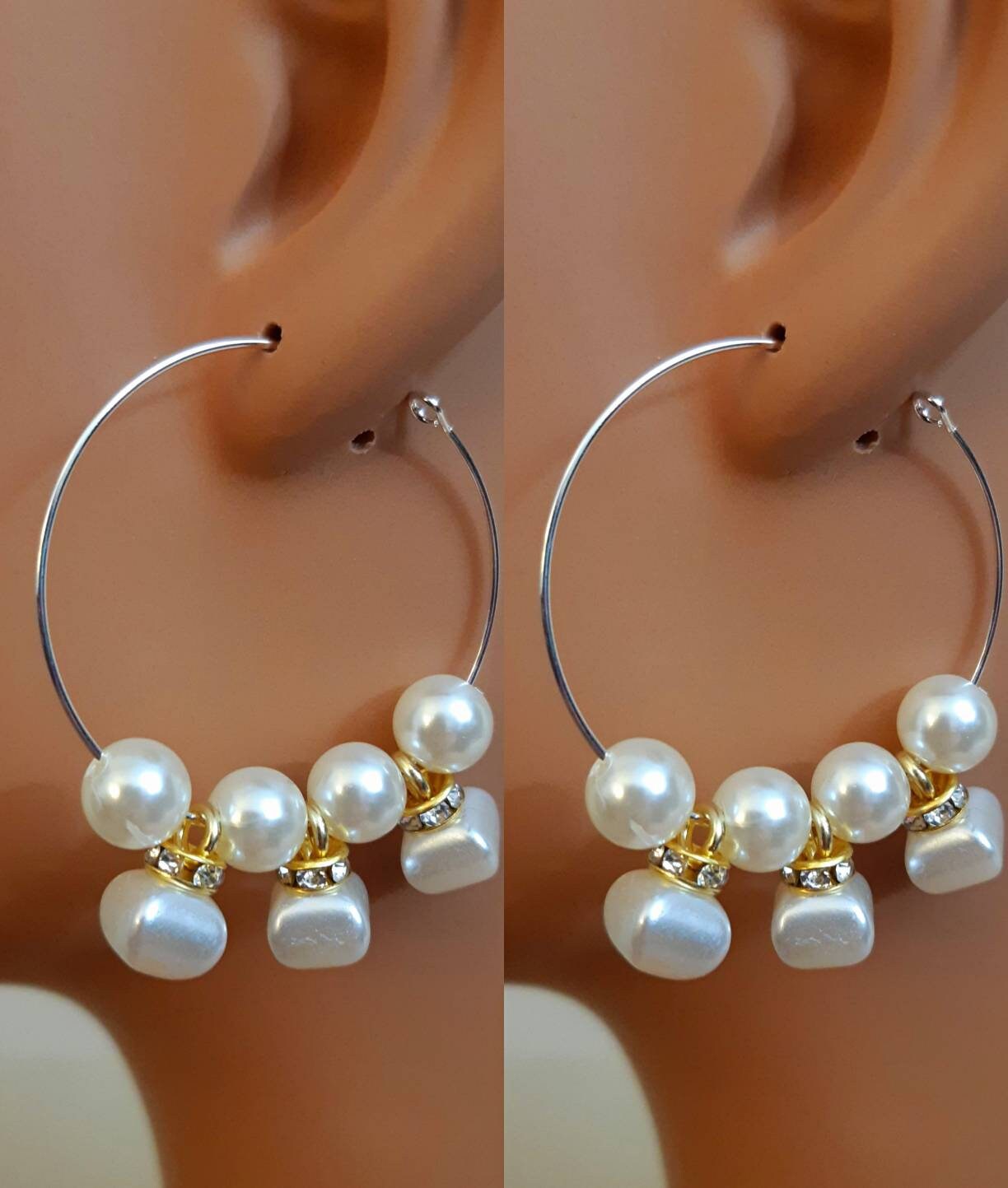 Fashion Big Hook Earring New Design Fashion Pearl Earrings Party Earrings Sparkling Earrings Shipping Today