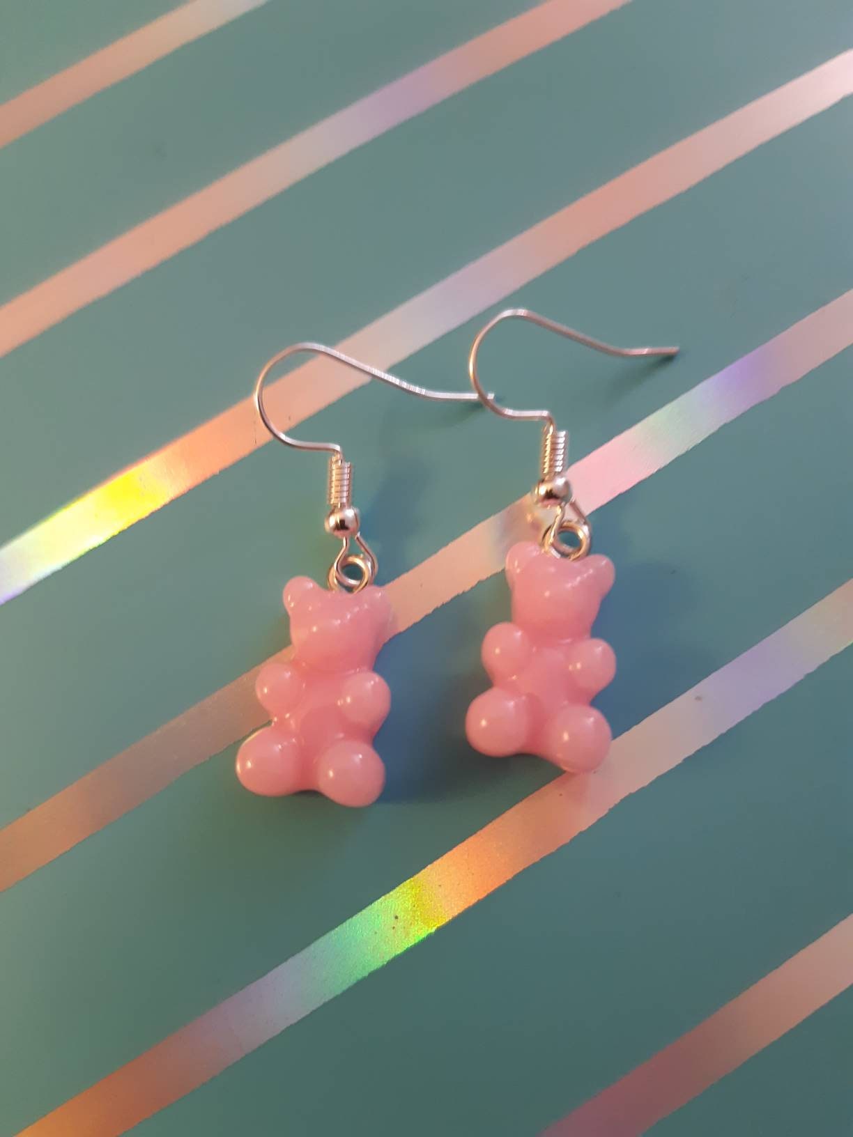 Cute Gummy Bear Earrings Sweet Bear  Earrings