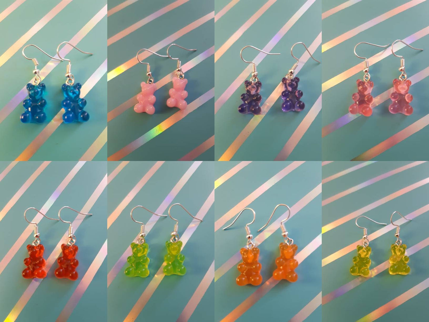 Cute Gummy Bear Earrings Sweet Bear  Earrings