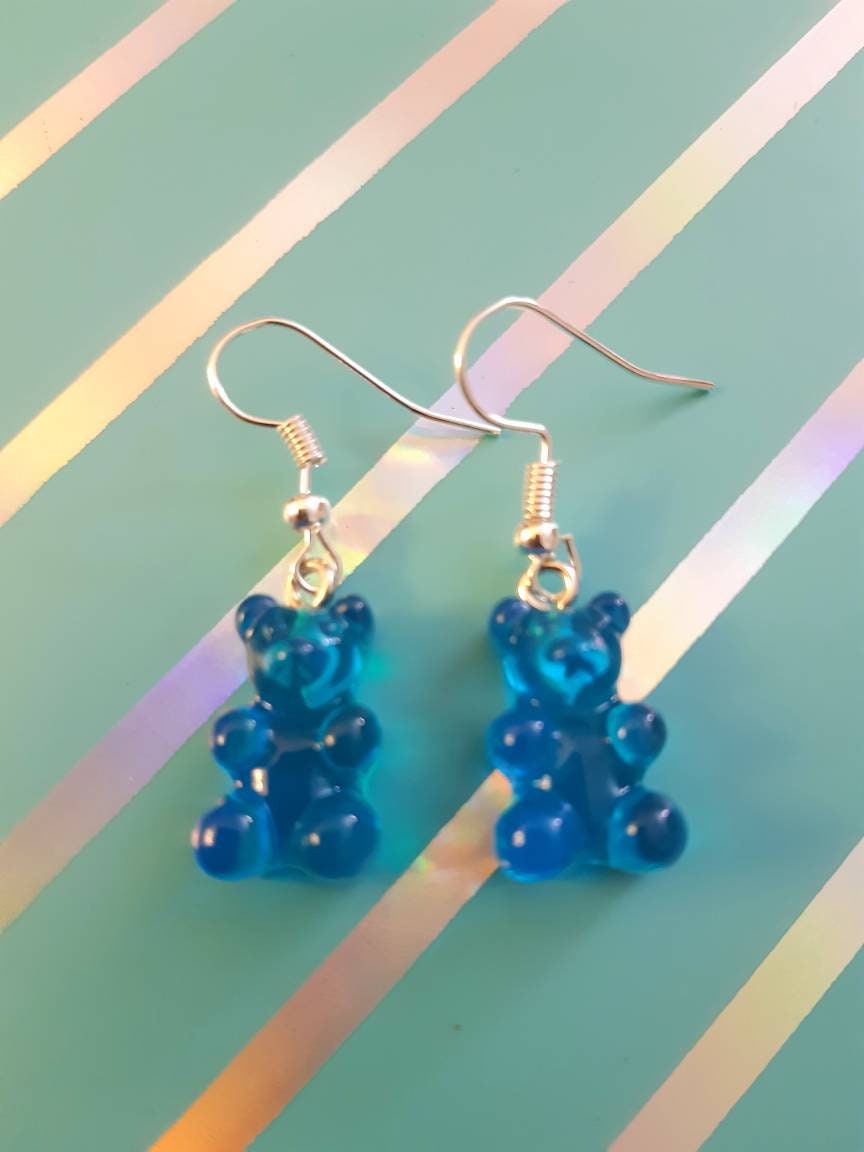 Cute Gummy Bear Earrings Sweet Bear  Earrings