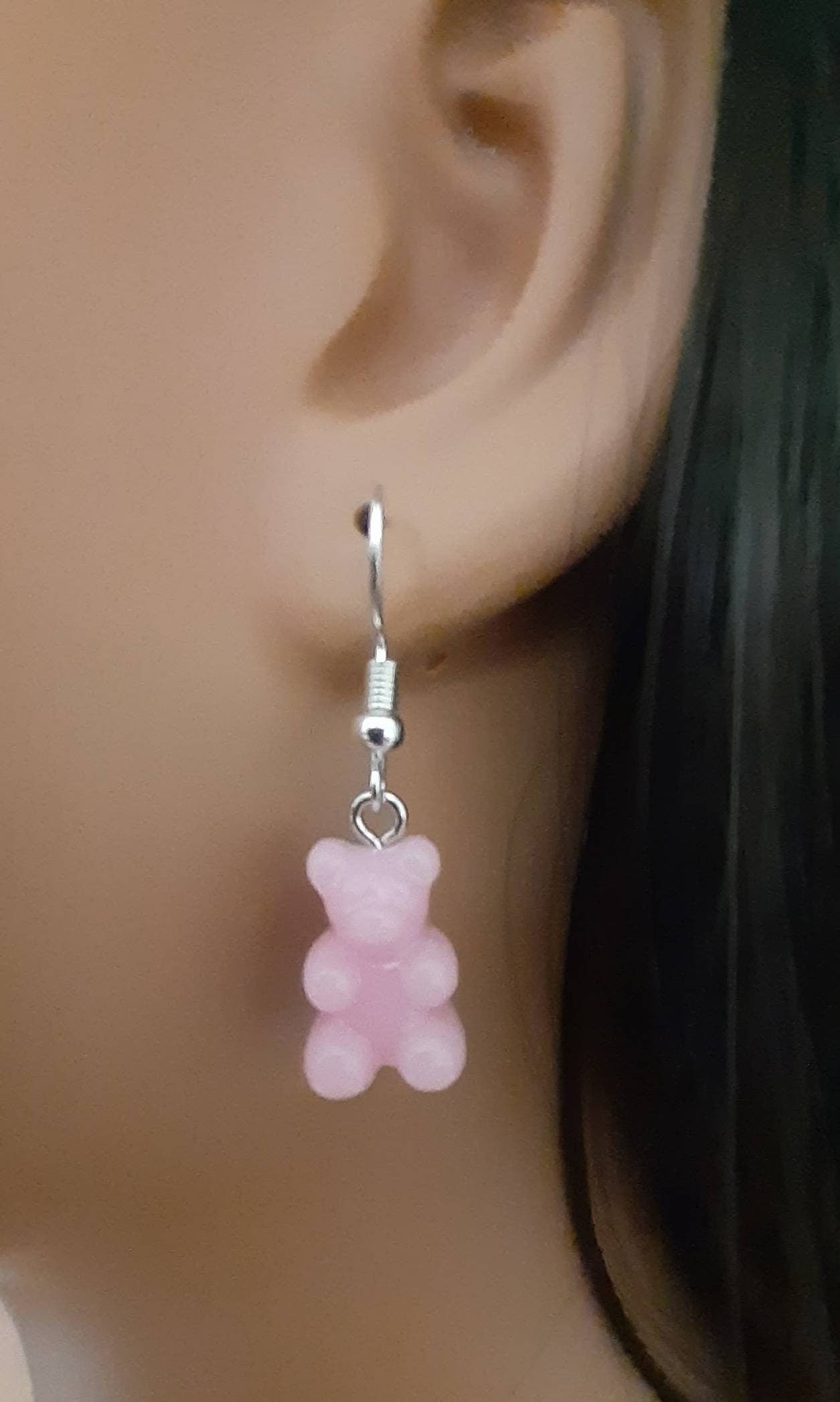 Cute Gummy Bear Earrings Sweet Bear  Earrings