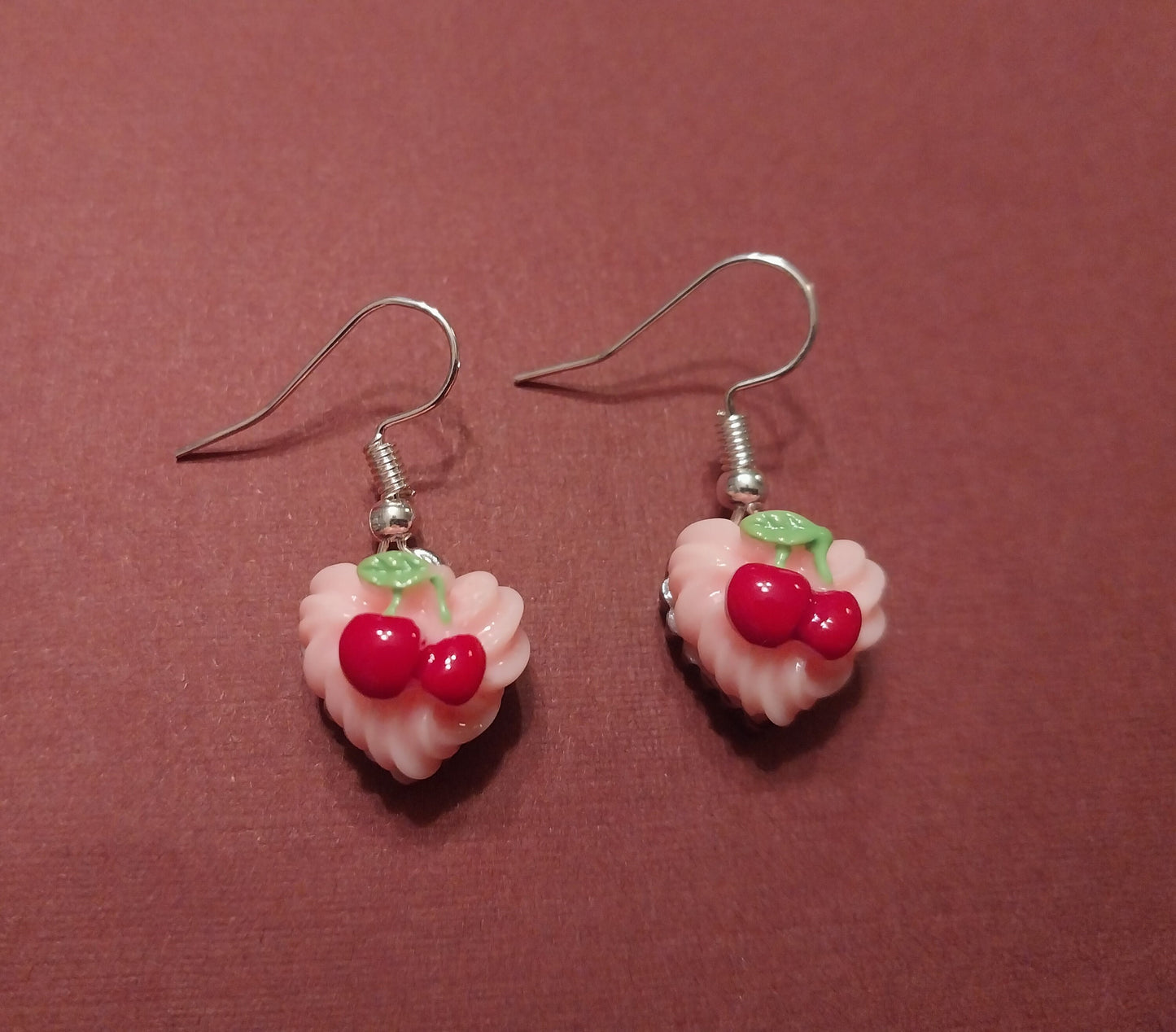 Heart Earrings Cake Earrings Stylish and New Design Earrings Handmade Free Shipping