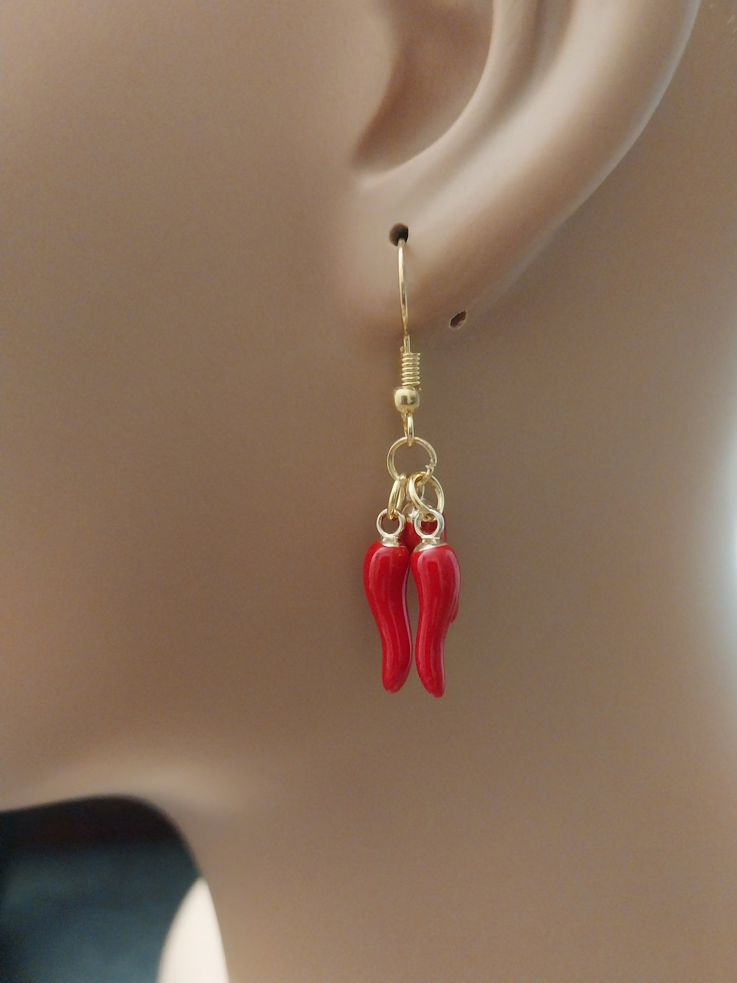 3D Chili Pepper Earrings Red Hot Pepper Earrings Cute Drop Pepper Earrings Spicy Hot Earring Stainless Steel Hook High Quality Free Shipping