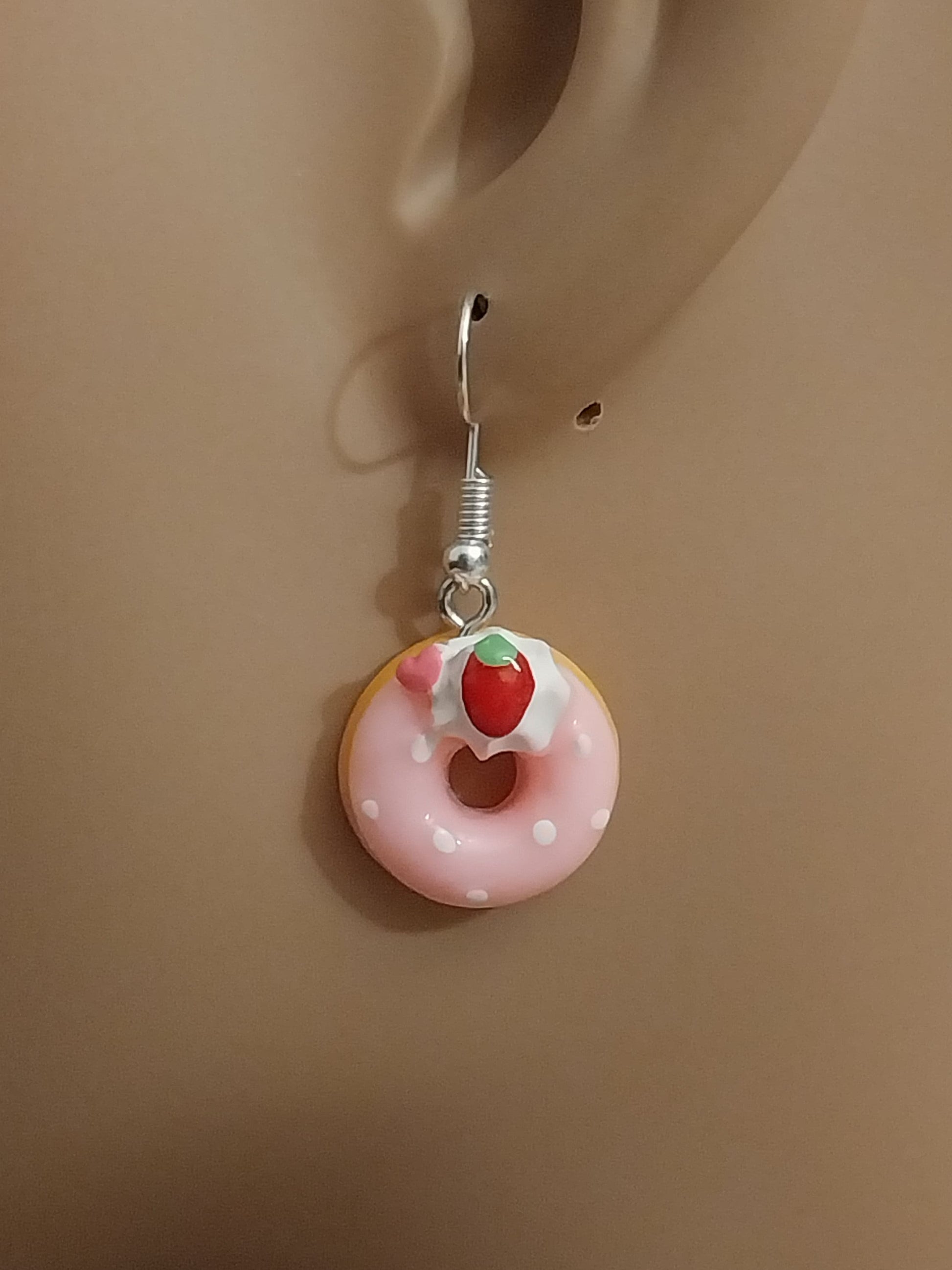 3D Donuts Earrings Fashion Bakery Jewelry Cookie Earrings New Style Earrings