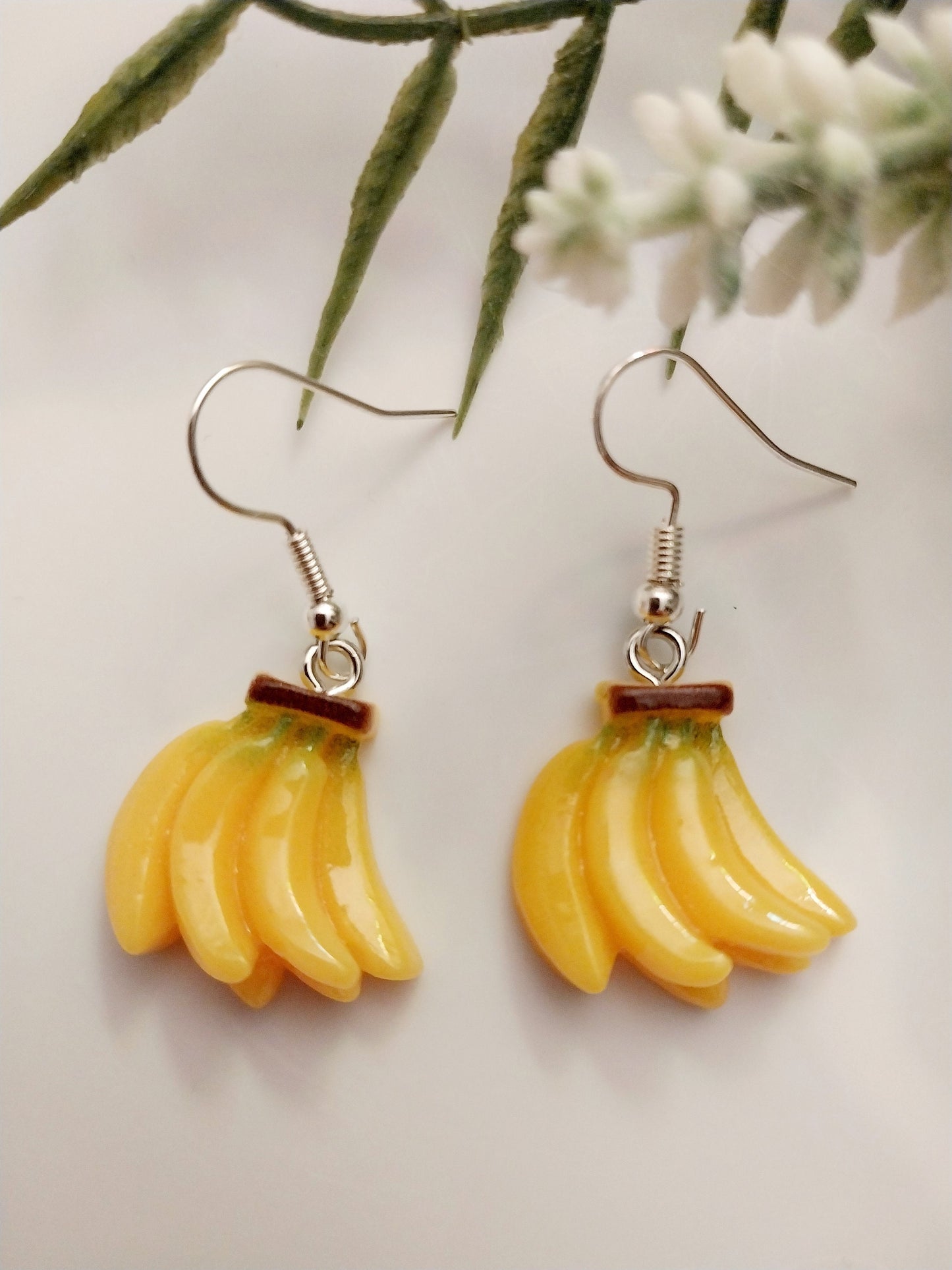 Banana Grapes Earrings Cherry Drop Earrings Unique Design Fashion Earrings Cute Fruit Earrings Gift Earring New Style Handmade Free Shipping