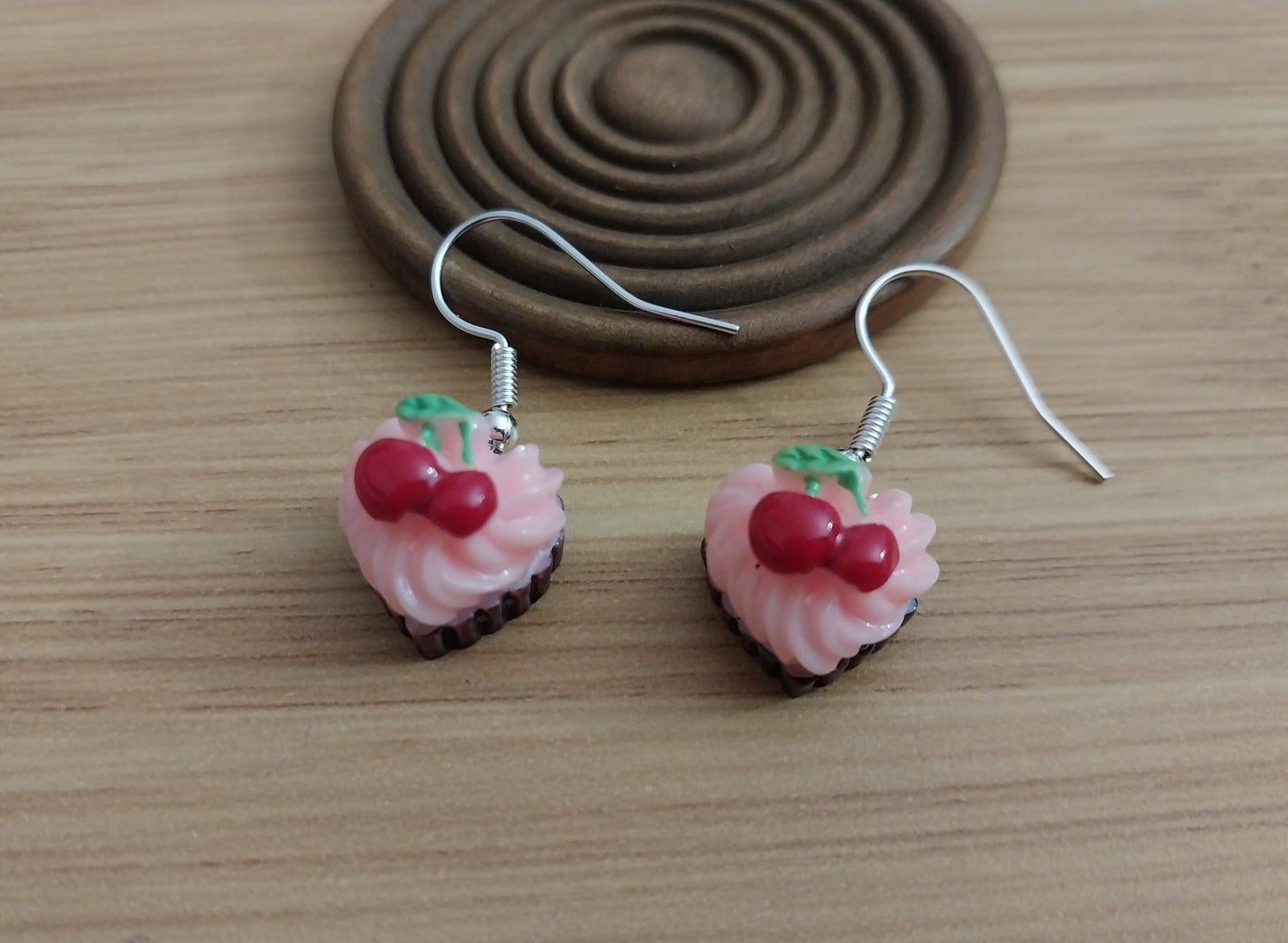 Heart Earrings Cake Earrings Stylish and New Design Earrings Handmade Free Shipping