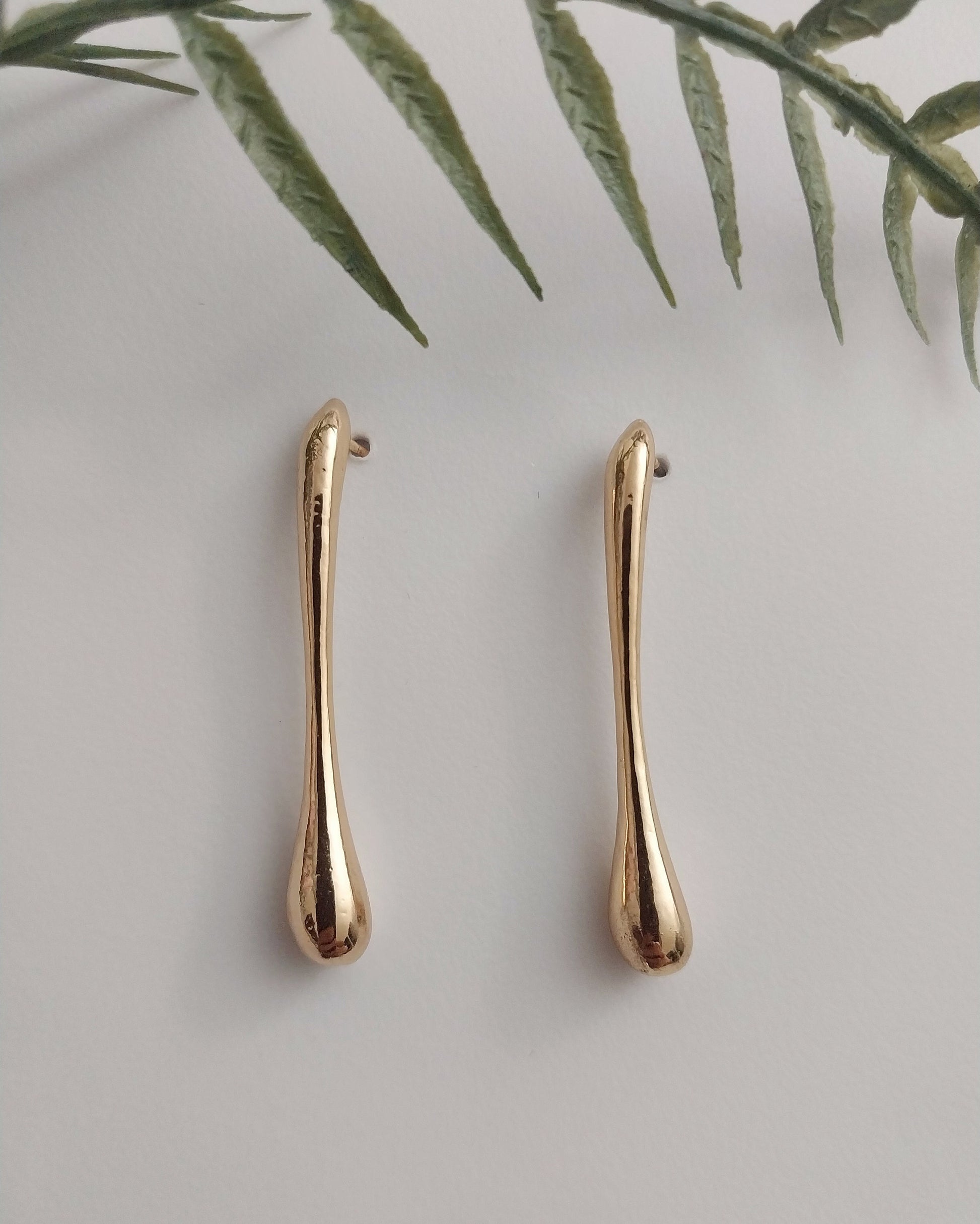 Gold Silver Style Drop Earring Bone Earring Stick Earring Tobacco Pipe Sterling Steel Earring New Design Earrings High Quality Free Shipping