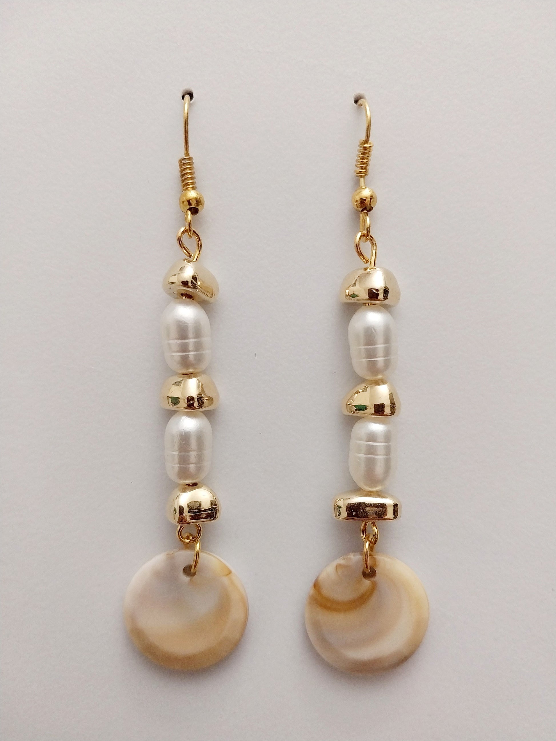 Shell Drop Earring Fashion Pearls Shell Earring Long Drop Shell Earrings New Design Earrings Handmade Free Shipping