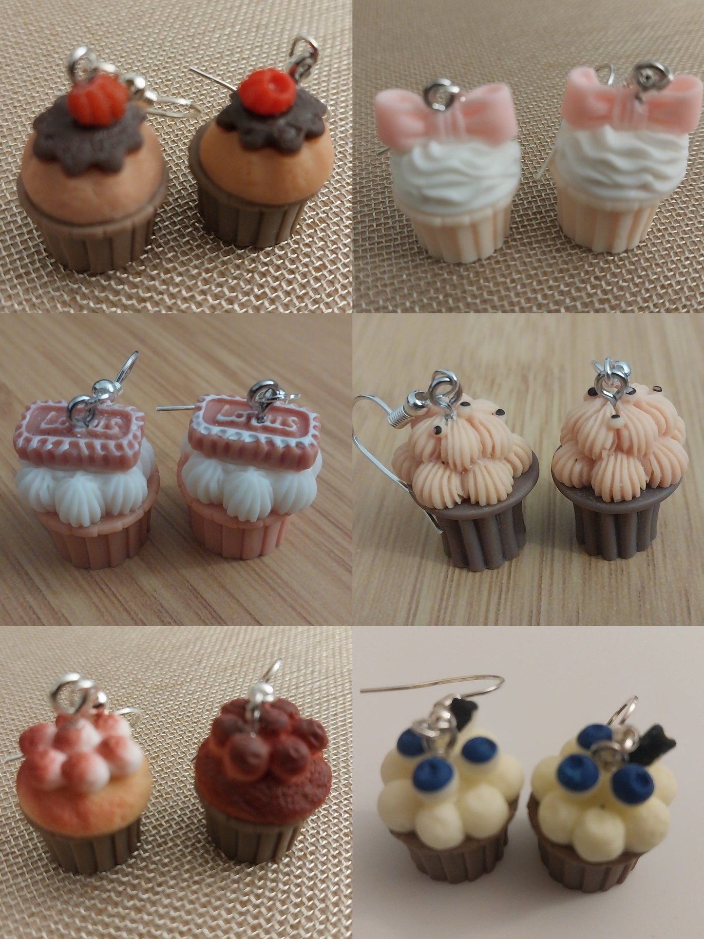 3D Cupcake Drop Earrings Cute Fanny Earrings High Quality Dangle Earrings Bakery Jewelry Free Shipping UFWT040720240009