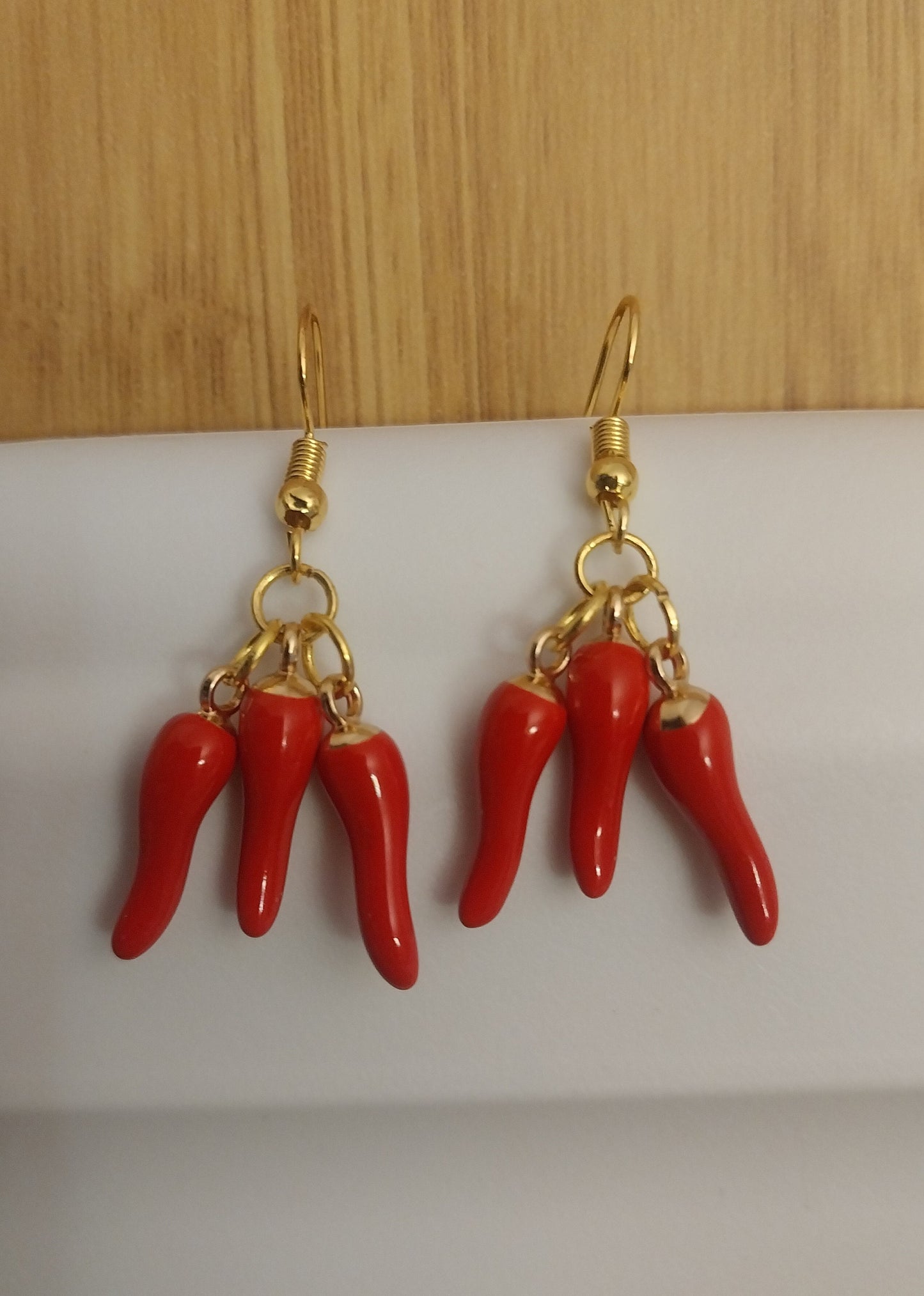 3D Chili Pepper Earrings Red Hot Pepper Earrings Cute Drop Pepper Earrings Spicy Hot Earring Stainless Steel Hook High Quality Free Shipping