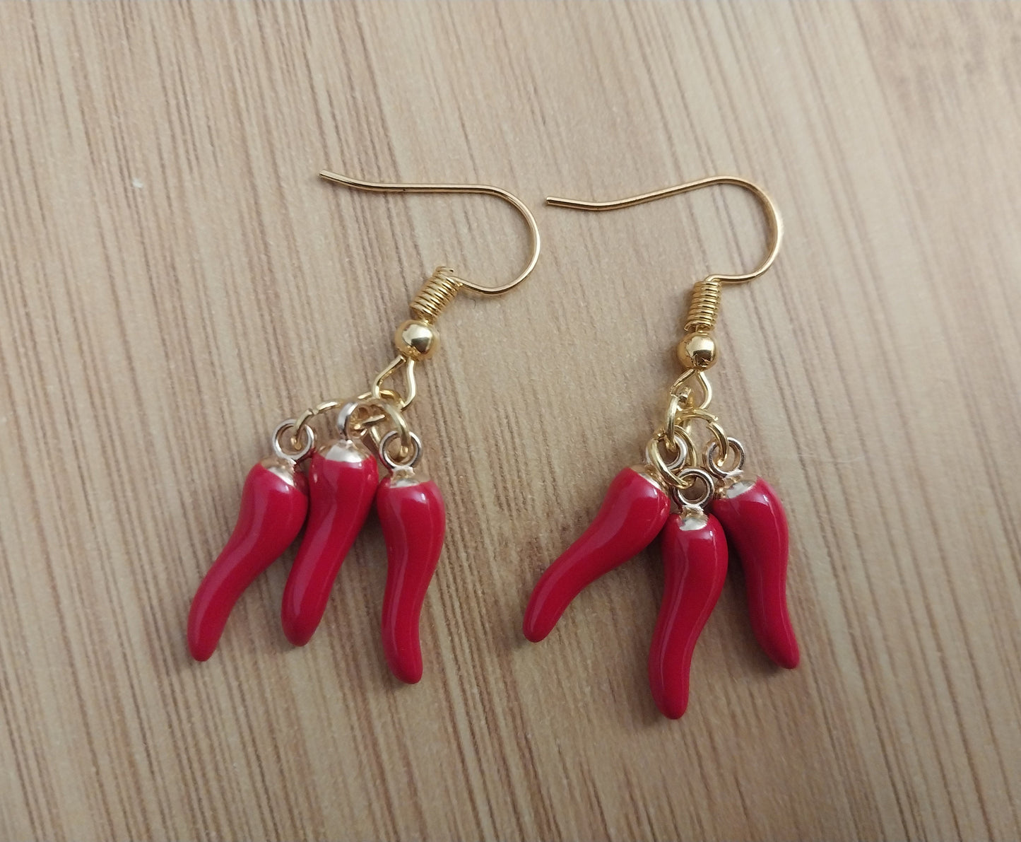 3D Chili Pepper Earrings Red Hot Pepper Earrings Cute Drop Pepper Earrings Spicy Hot Earring Stainless Steel Hook High Quality Free Shipping