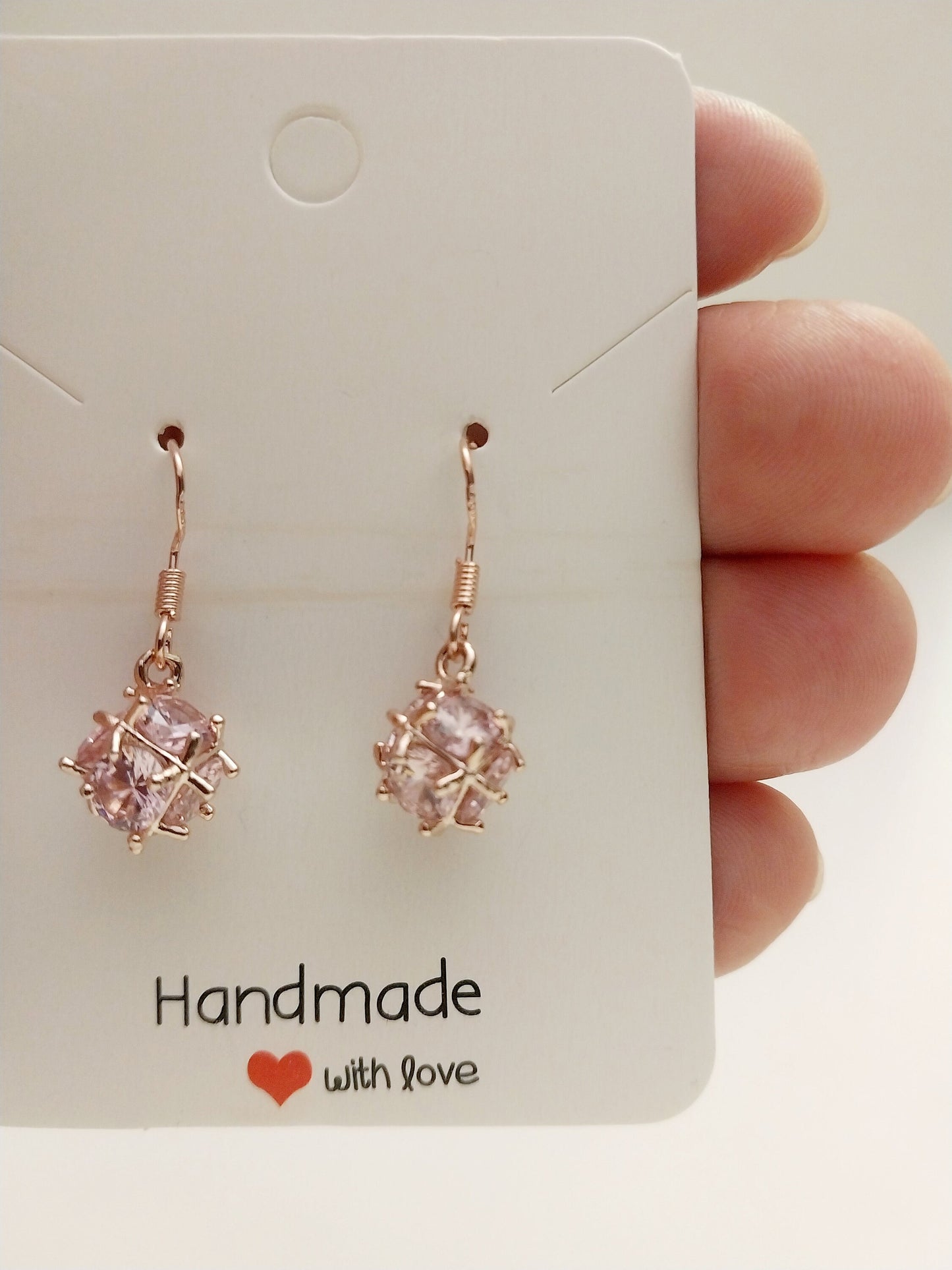 3D Earth Ray Earrings Rose Gold Plated CZ Waterdrop Earrings Sun Ray Earring Shine Drop Earrings Party Banquet Jewelry Flower Earrings