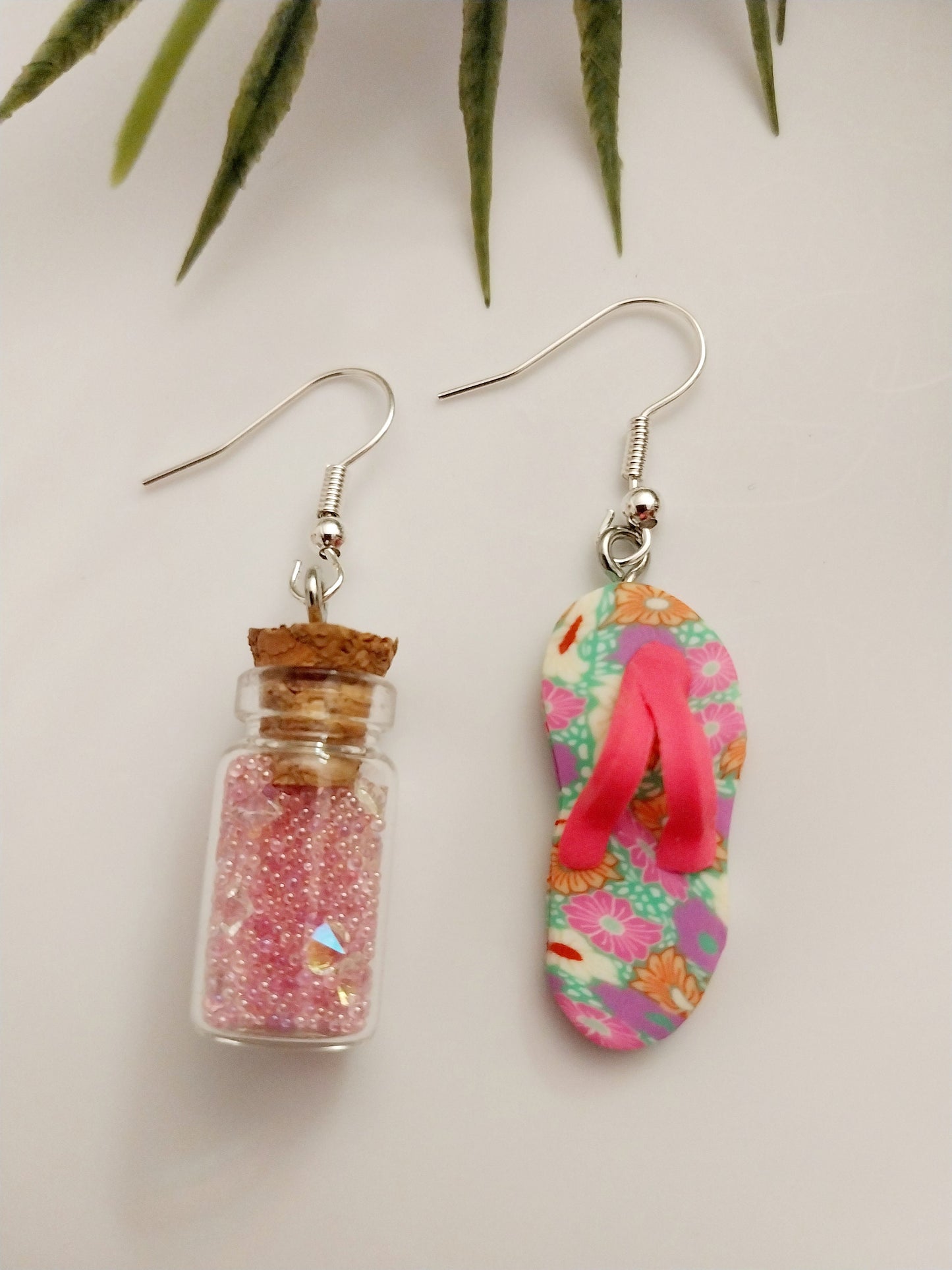 Coconut Tree Earrings Lifesaver Earrings Slippers Earrings Sun Earrings Palm Tree Earrings Beach Earrings Sea Wishing Bottle Earrings