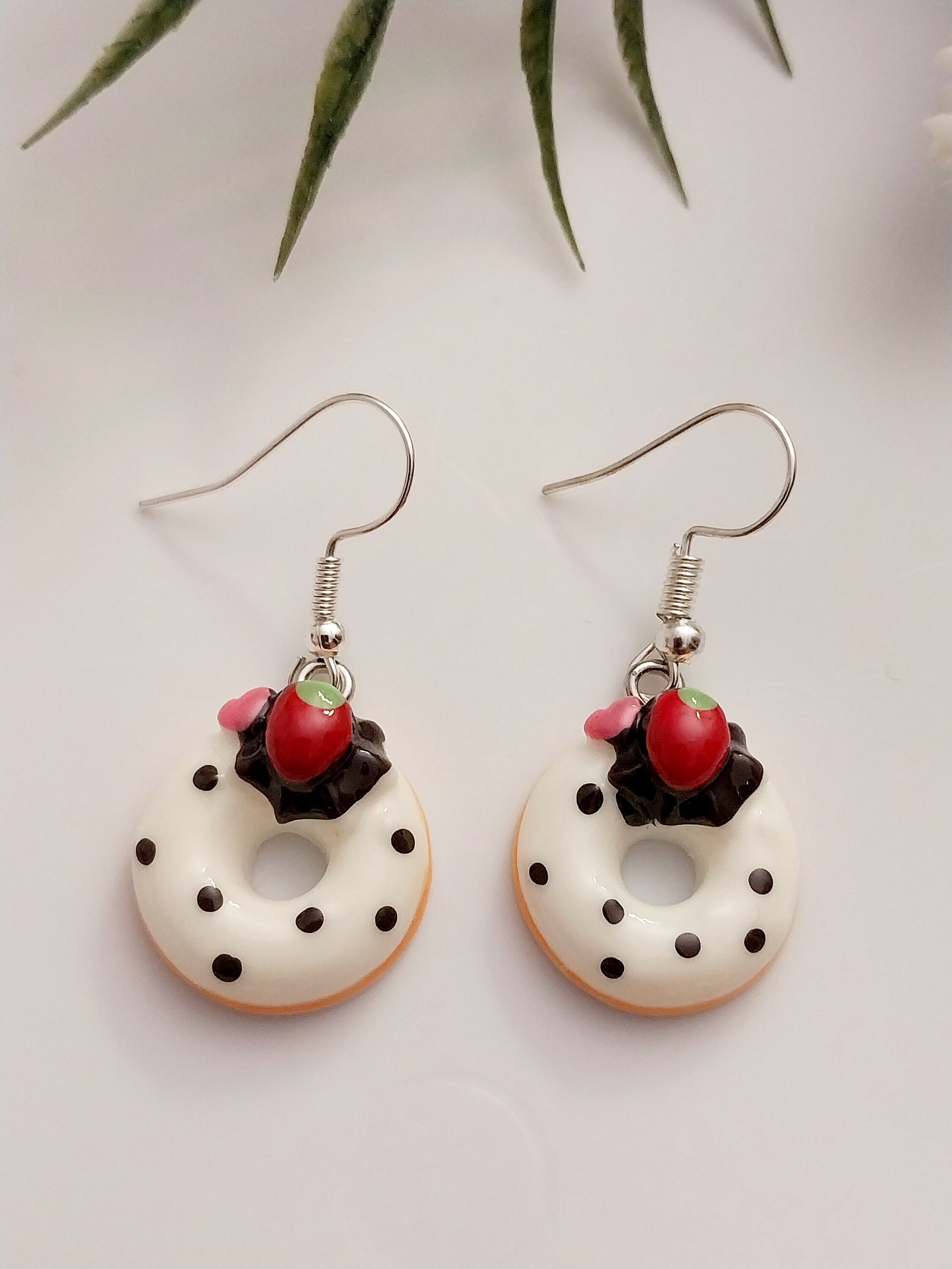 3D Donuts Earrings Fashion Bakery Jewelry Cookie Earrings New Style Earrings