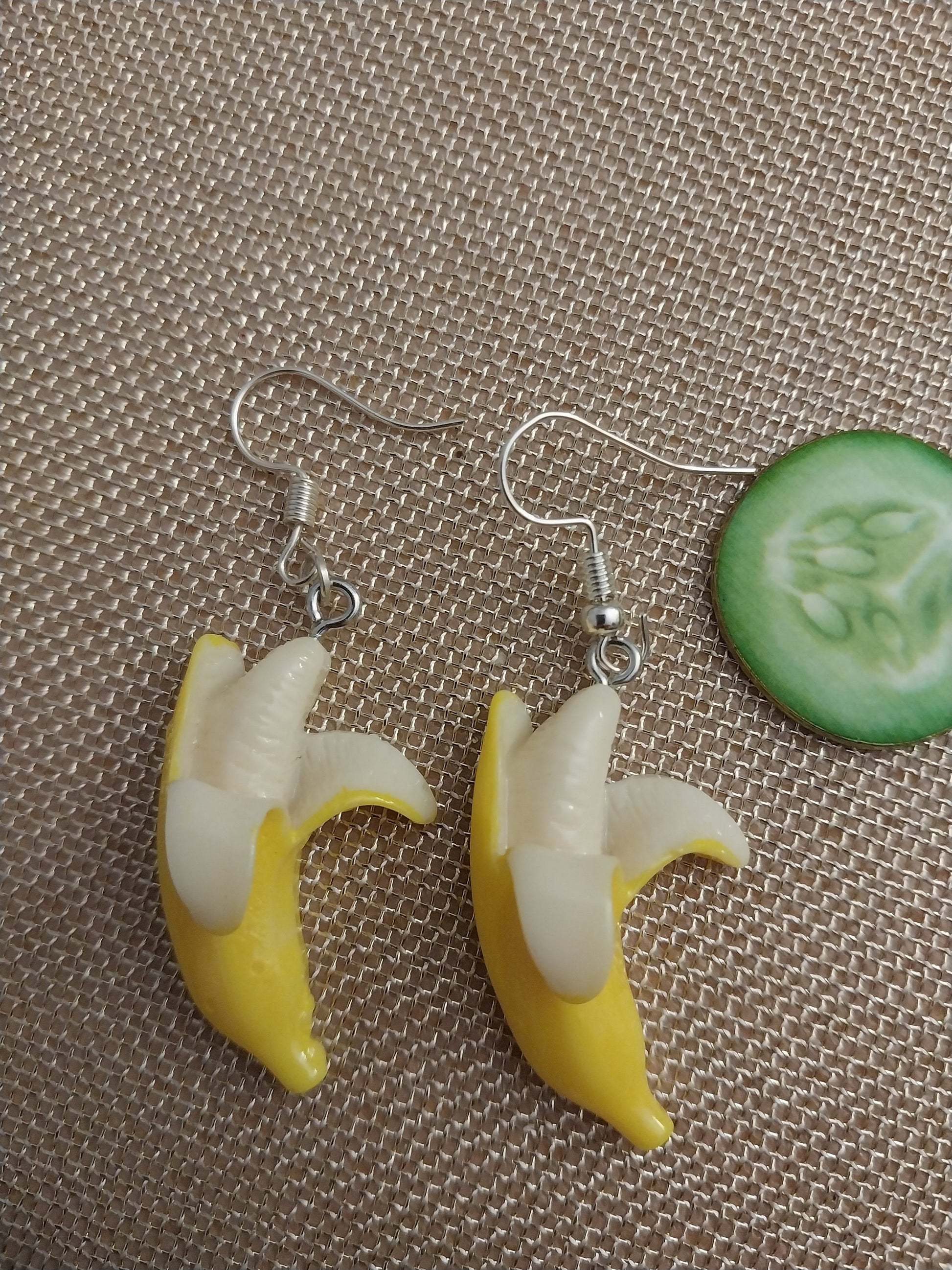 Banana Grapes Earrings Cherry Drop Earrings Unique Design Fashion Earrings Cute Fruit Earrings Gift Earring New Style Handmade Free Shipping