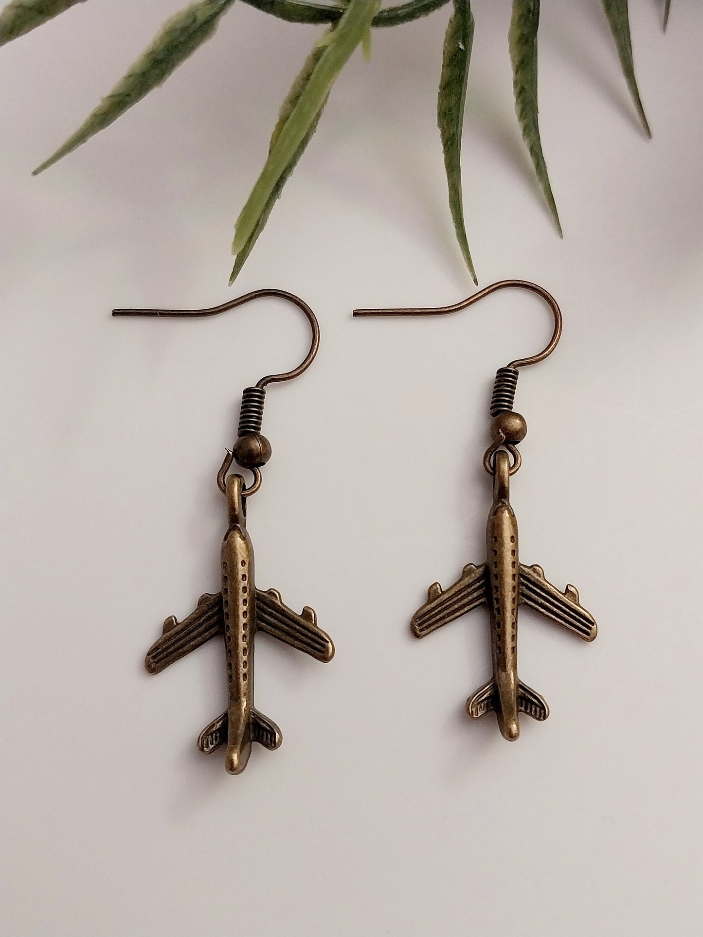 Airplane Earrings Jet Dangle Earrings Airplane Model Earrings Plane Drop Earrings Passenger  Traveler Earrings Flight Earrings Free Shipping