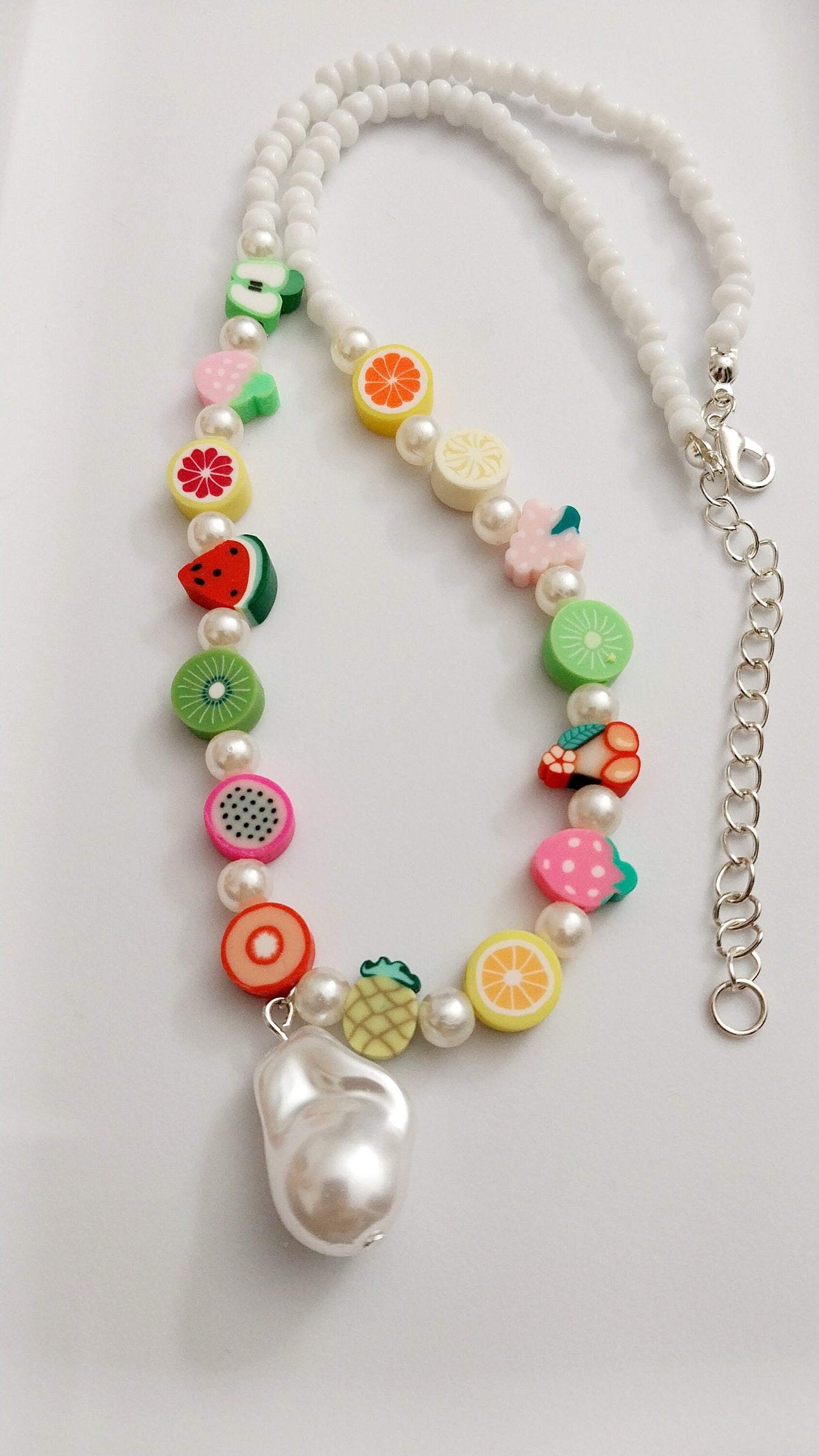 Fruit Necklace Personalized Pearl Drop Jewelry Unique Fashion Necklace New Design Cute Beautiful Suitable for Modern Women Free Shipping