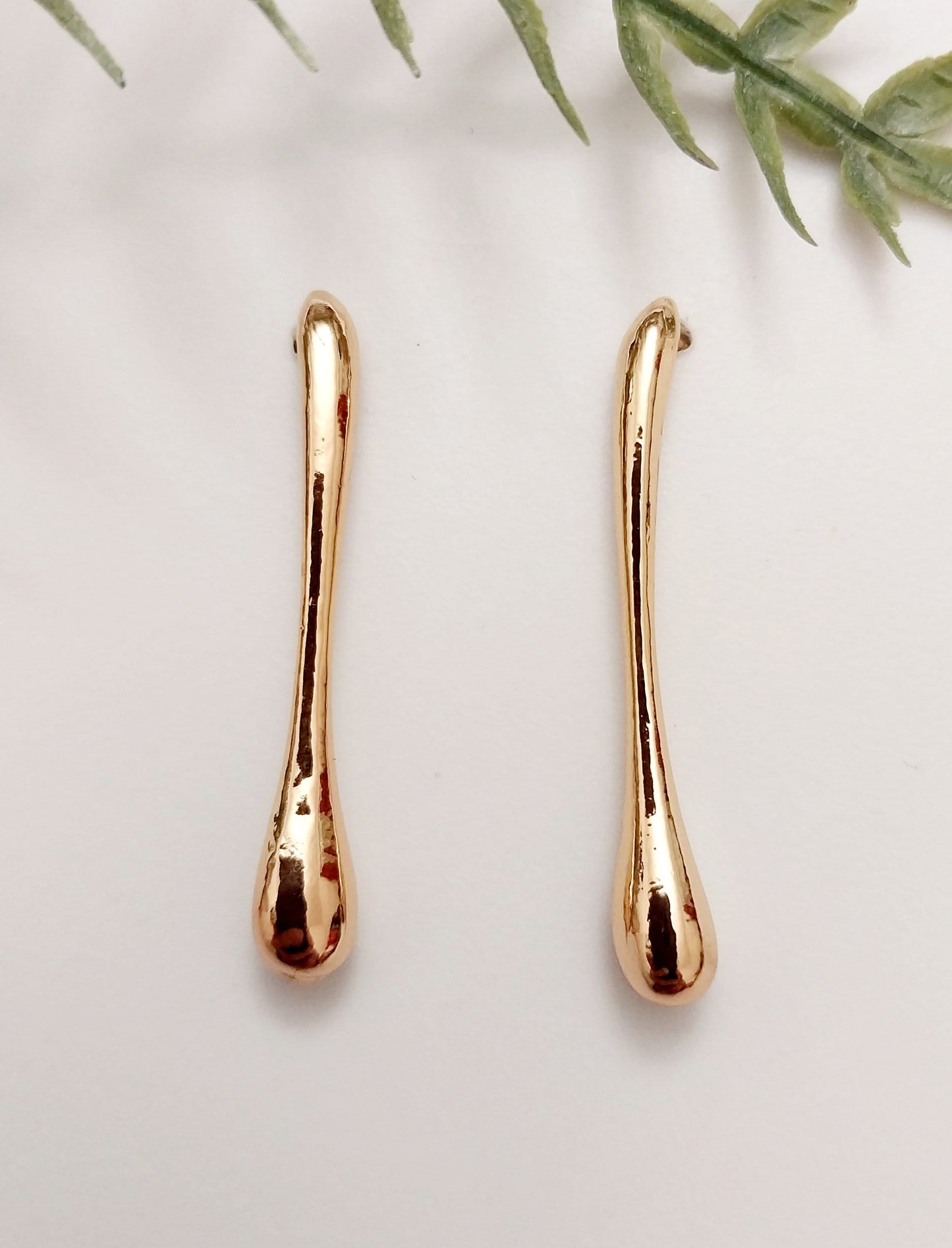 Born Earrings Long Tear Earring Water Drop Earring Stainless Steel Stud Earring