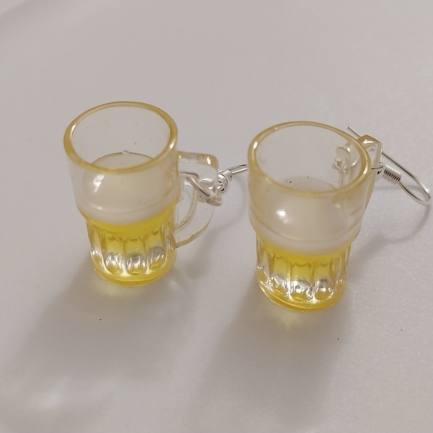 Beer Earrings Mug Beer Drop Earring New Fashion Beer Cup Earring Cute Food Jewelry Clear Beer Dangle Earring