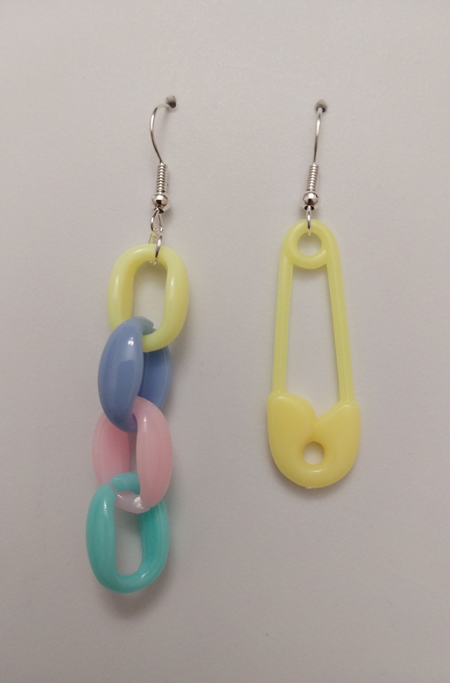 Chain Safety Earrings Colorful modern art Earring Handmade New Design Earring Personalized Unique Earring Summer Classical Urban Earring