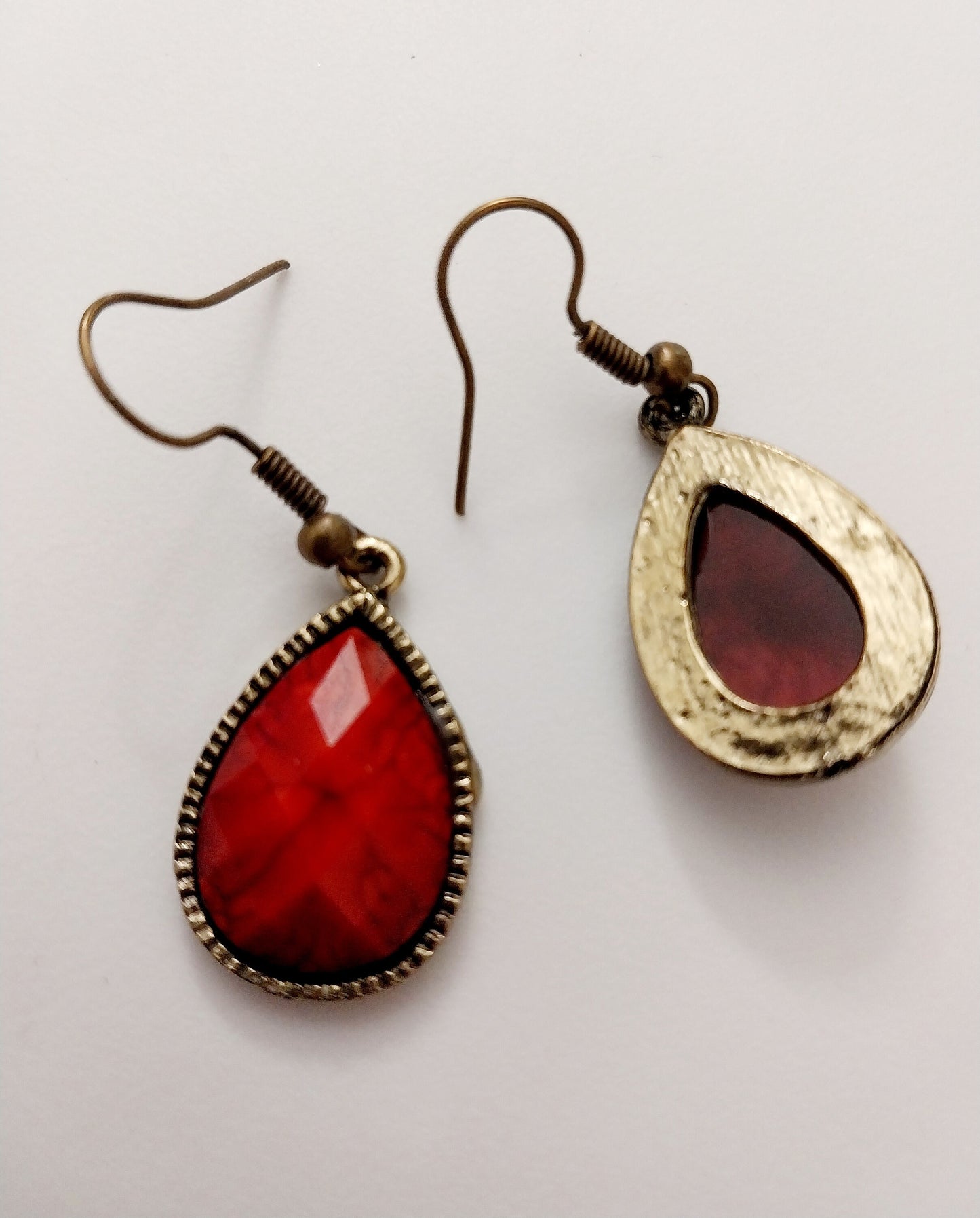 Only One Design New Fashion Earring Boho Earrings Retro Teardrop Red Earring Classic Color Unique Earring