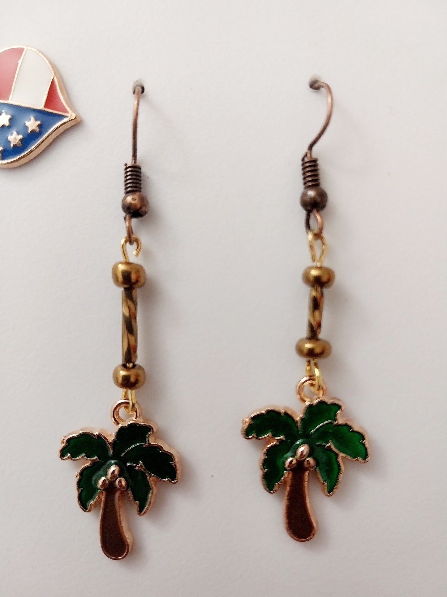 Brown Palm Tree Earring Long Long Coconut Tree Earring New Unique Design Earring Cute Fashion Drop Earring Personalized Palm Earring