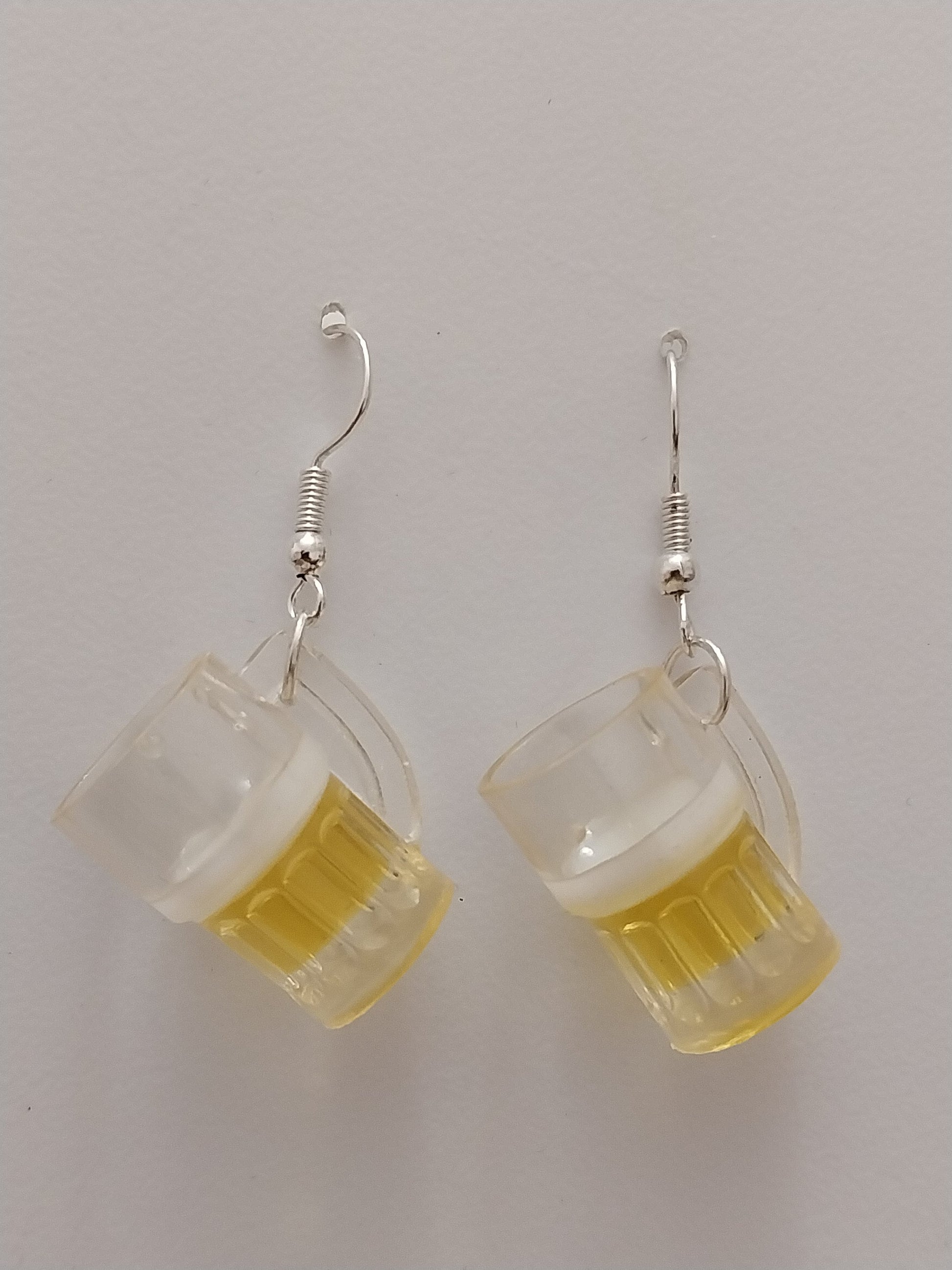 Beer Earrings Mug Beer Drop Earring New Fashion Beer Cup Earring Cute Food Jewelry Clear Beer Dangle Earring