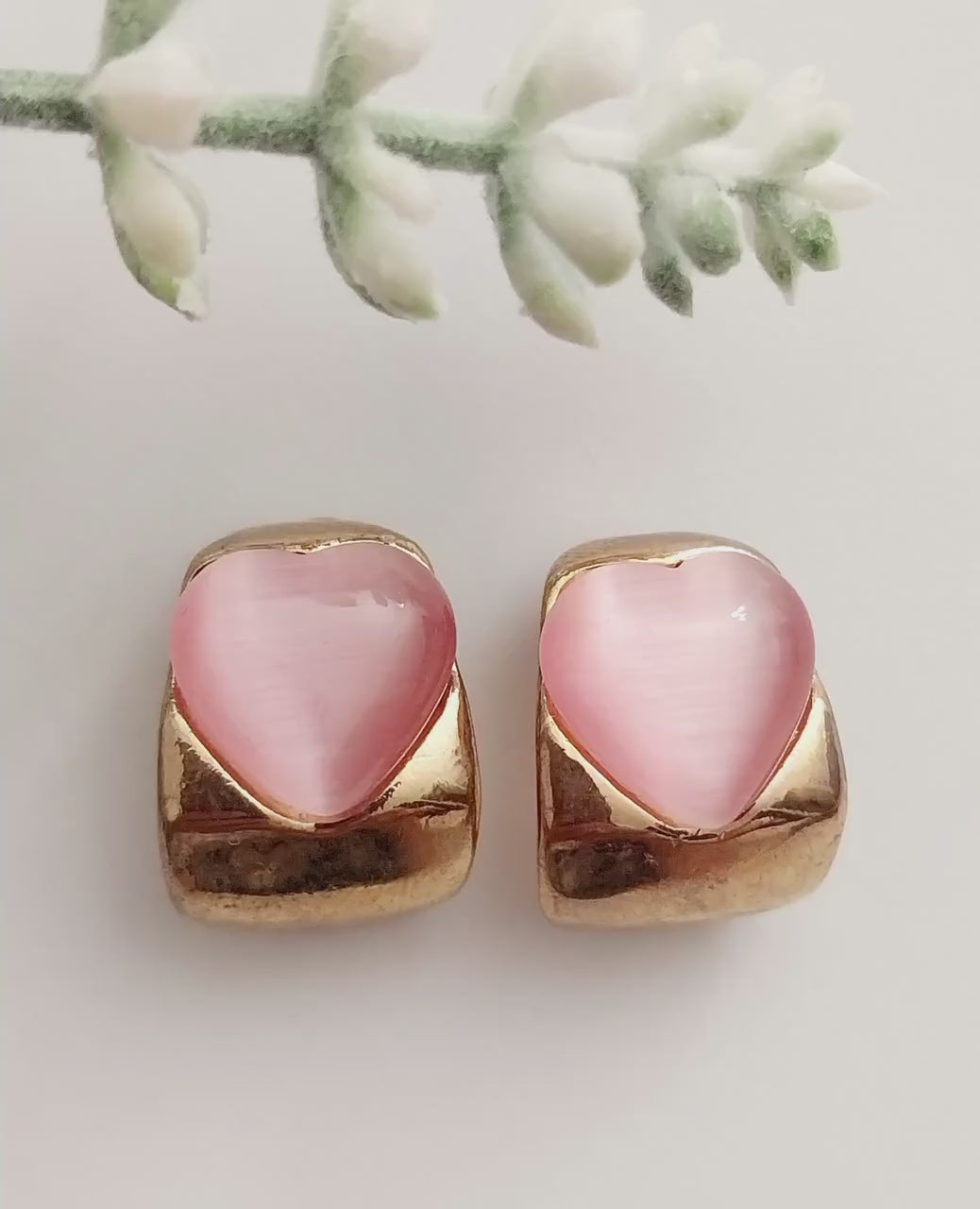 Heart C Style Earrings Retro Boutique Earrings Classical Pink Earrings Gift Earrings High Quality